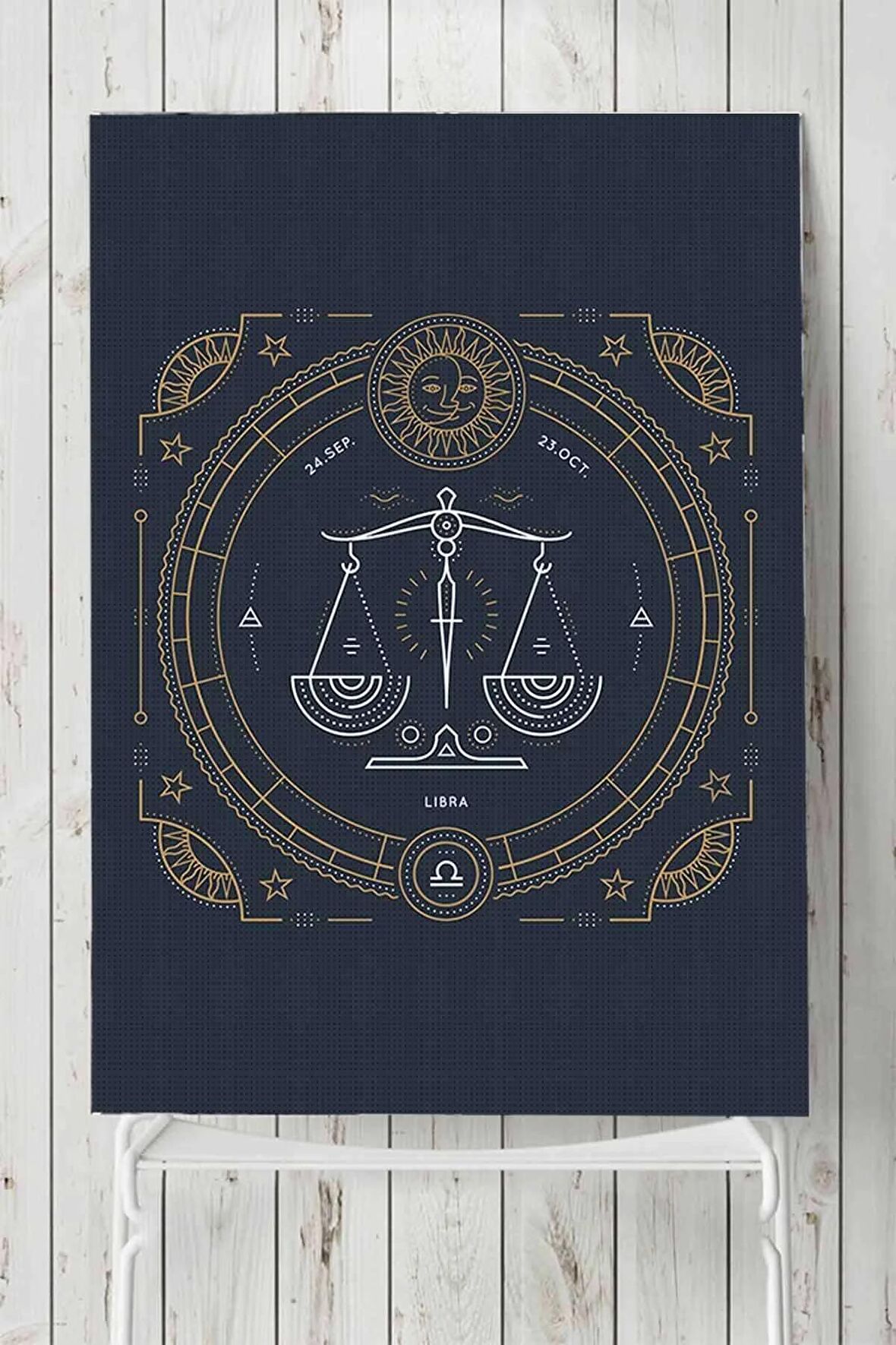 Terazi Burcu Tasarım Poster
