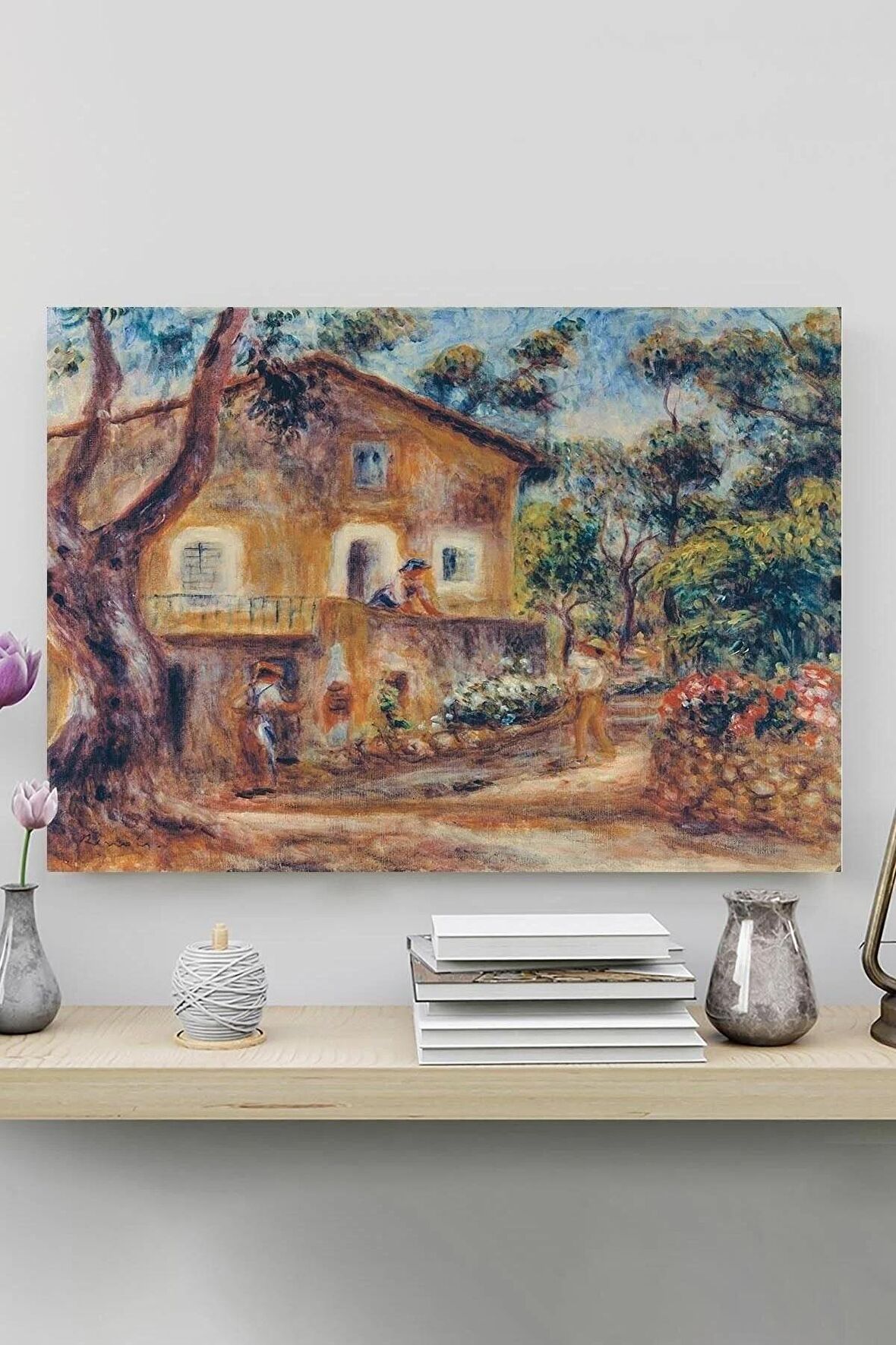 Collettes House In Cagnes - Auguste Renoir Sanatsal Poster