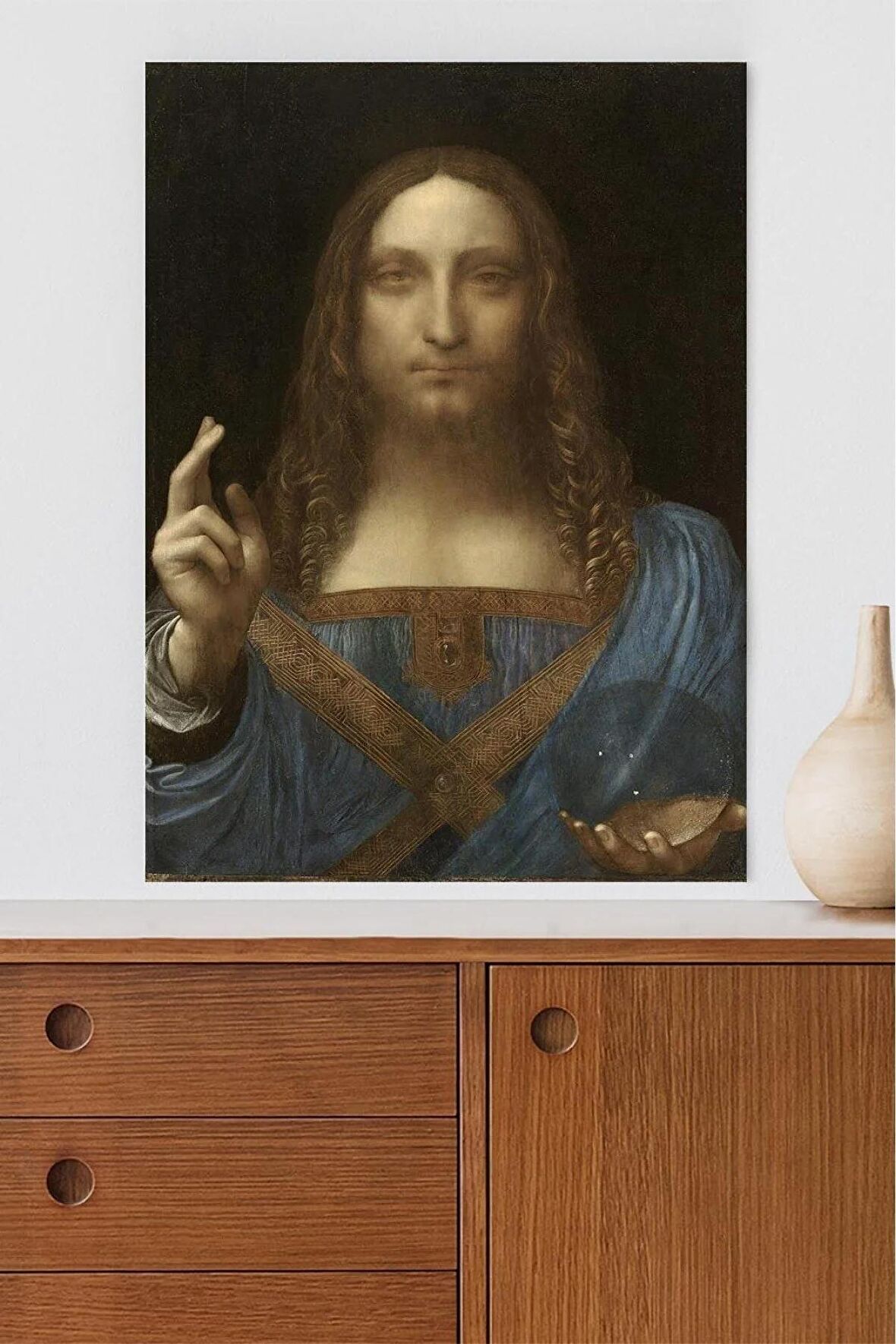Salvator Mundi - Leonardo Da Vinci Sanatsal Poster