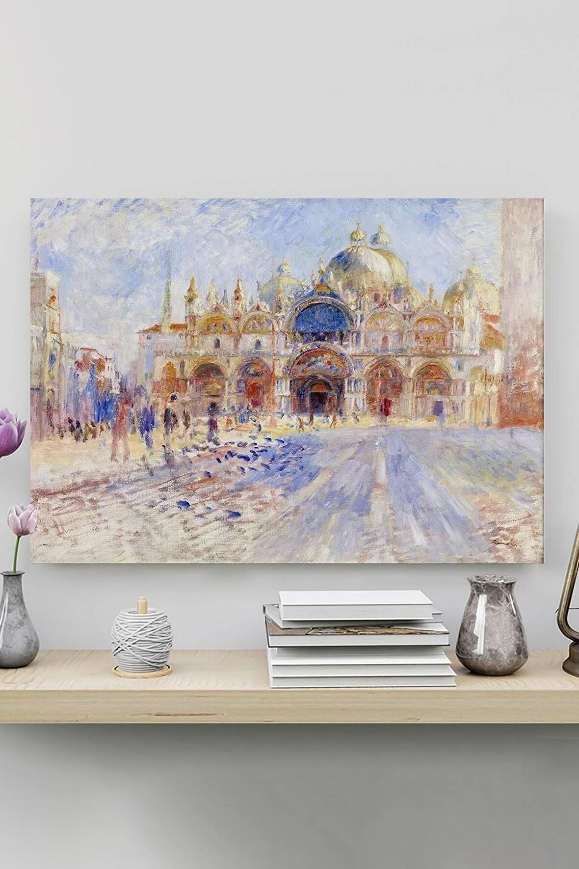 The Piazza San Marco - Auguste Renoir Sanatsal Poster