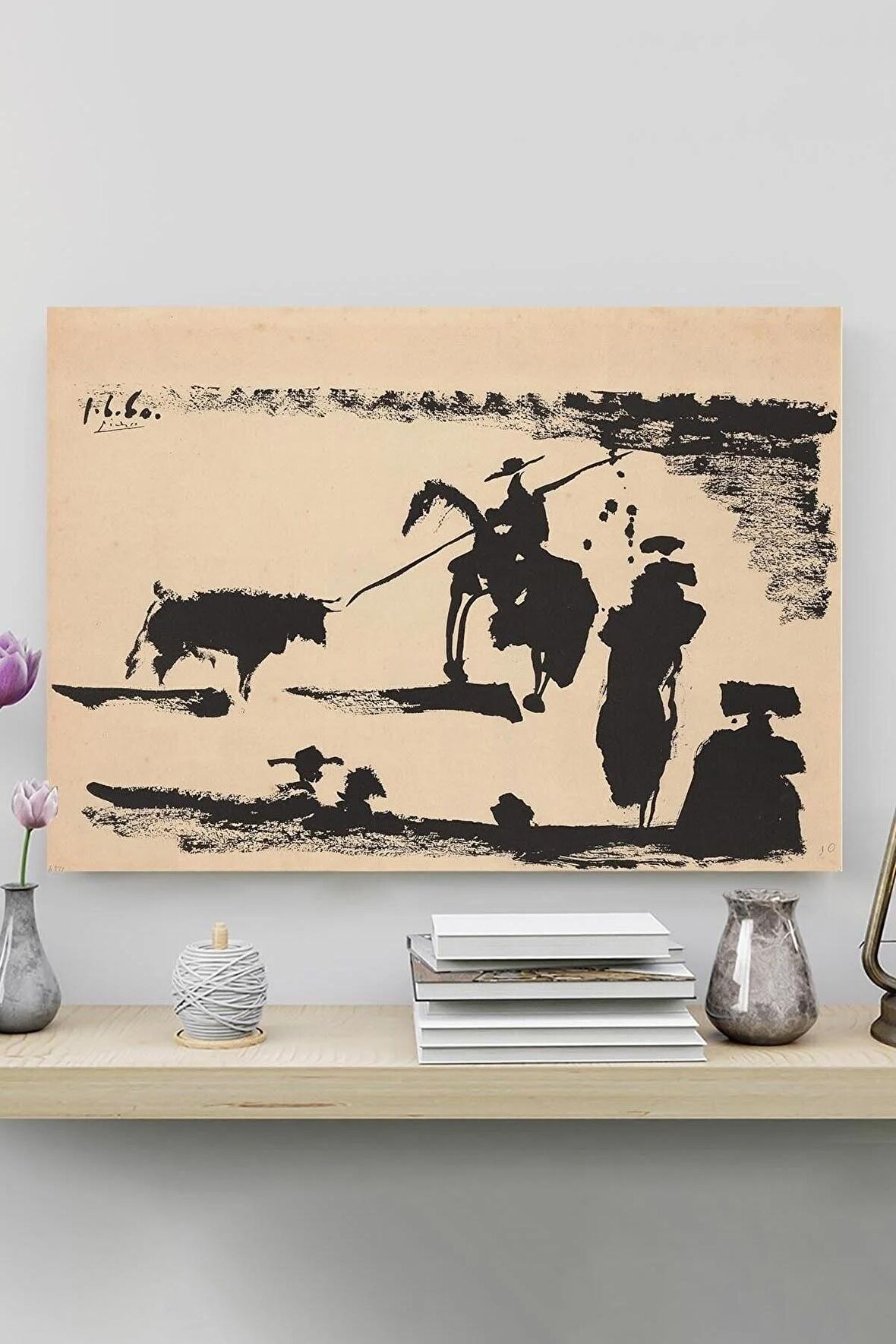 Toros - Pablo Picasso Sanatsal Poster