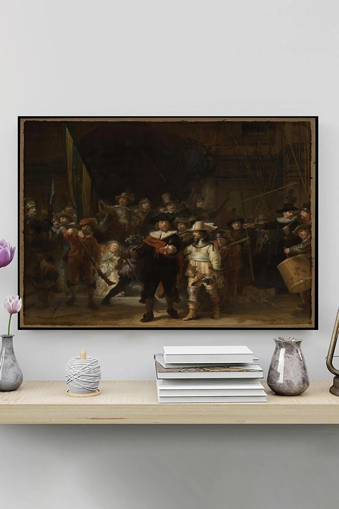 The Night Watch- Gece Devriyesi - Rembrandt Sanatsal Poster