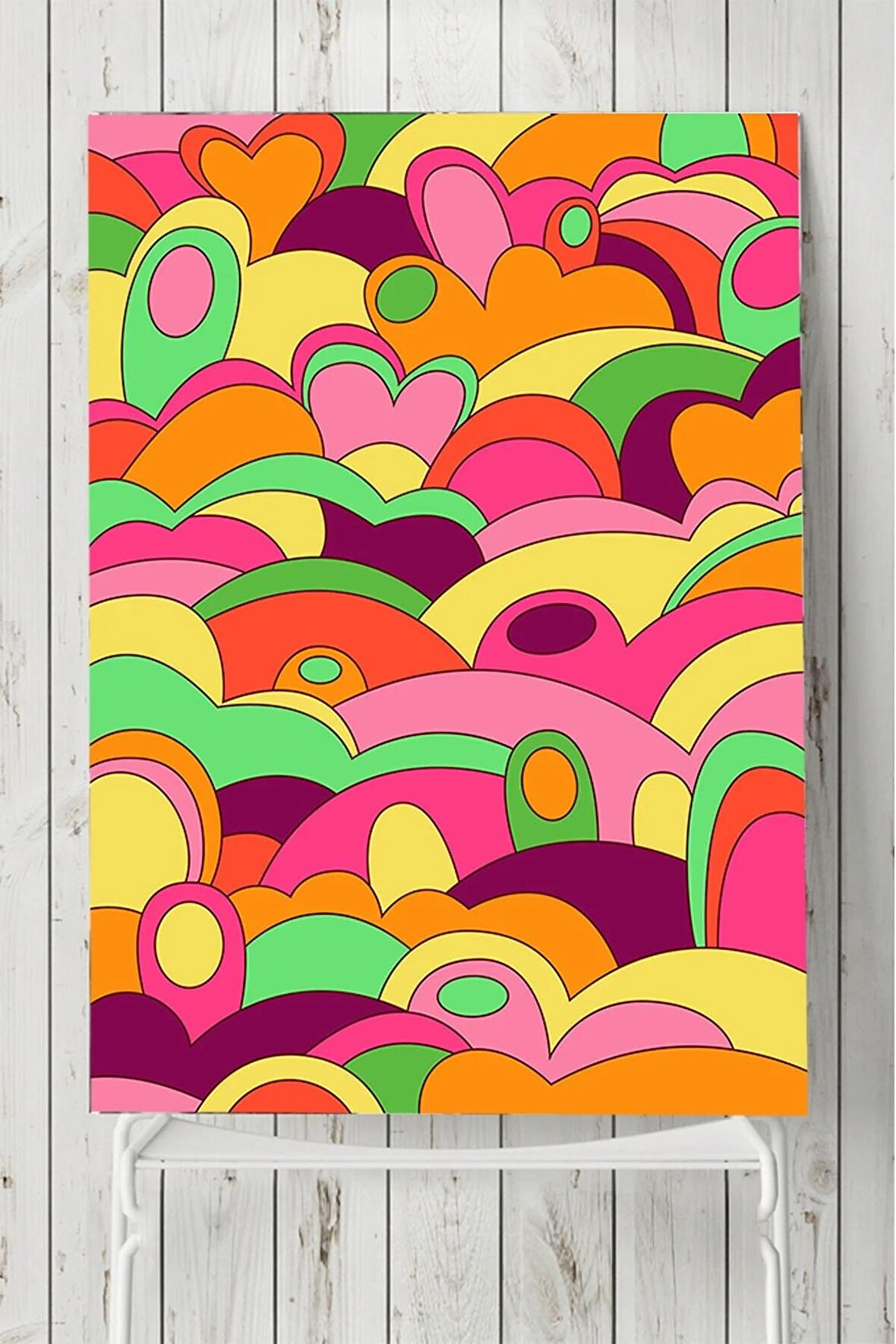 Carnival Forest, Karnaval Psychedelic Indie Tarzı Poster