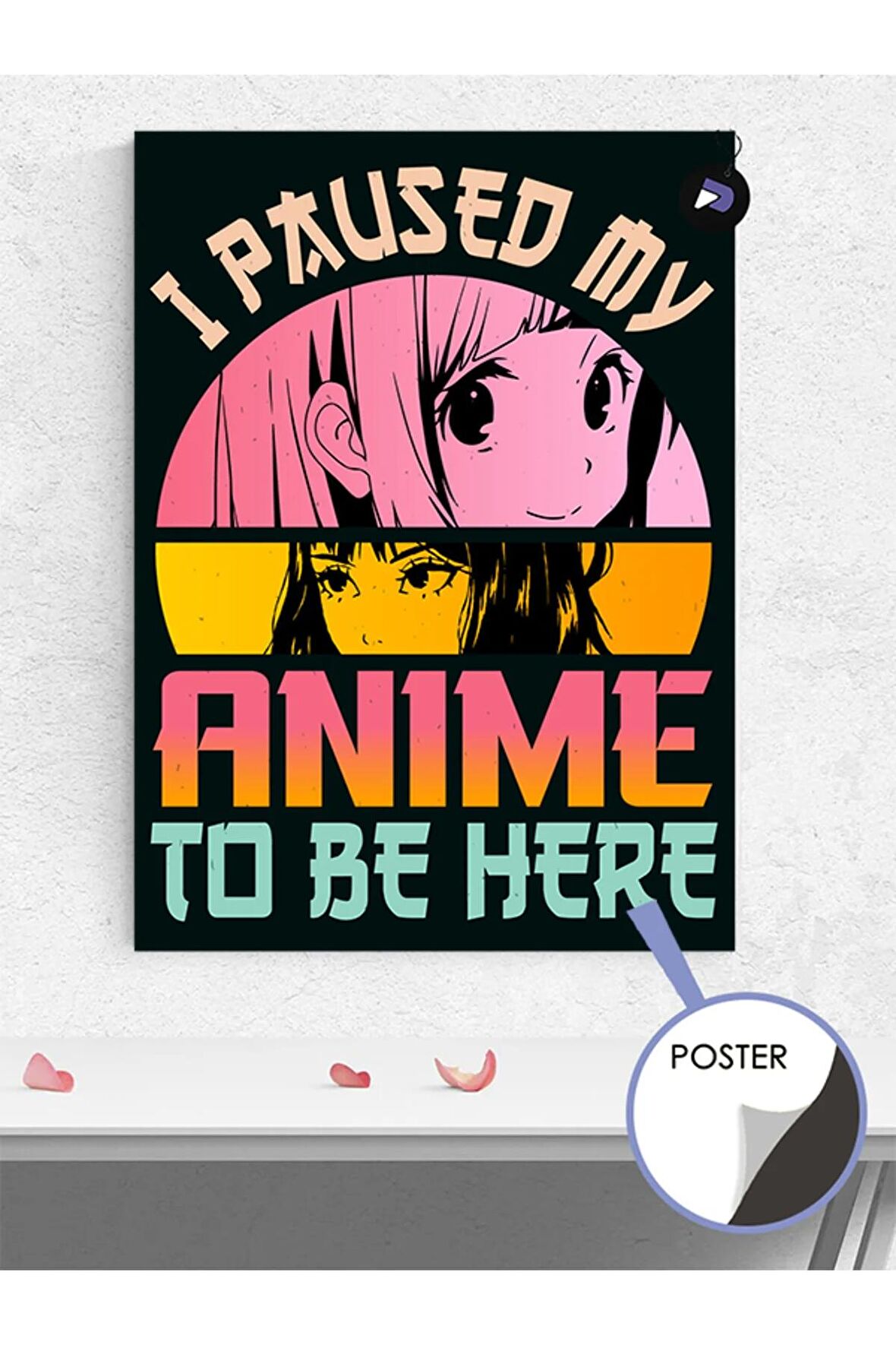 Paused My Motto Manga Anime Poster - Afiş - Dekoratif Duvar Posteri