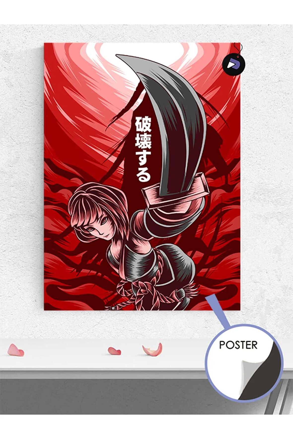 Samuray Kız Manga Anime Poster - Afiş - Dekoratif Duvar Posteri