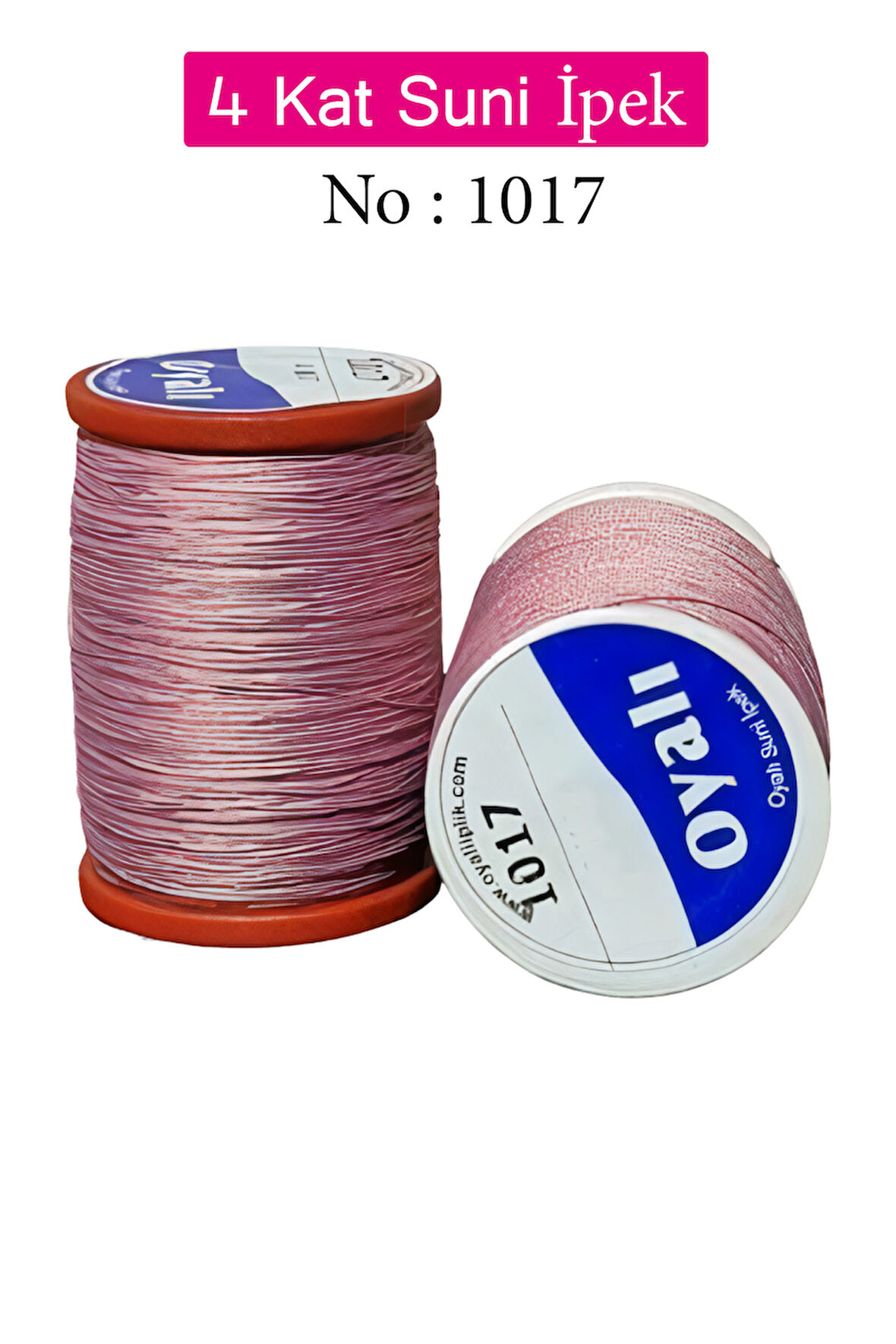 Oyalı 4 Kat Suni İpek İplik İğne Oyası Boncuk İpi Tığ Oyası No:1017