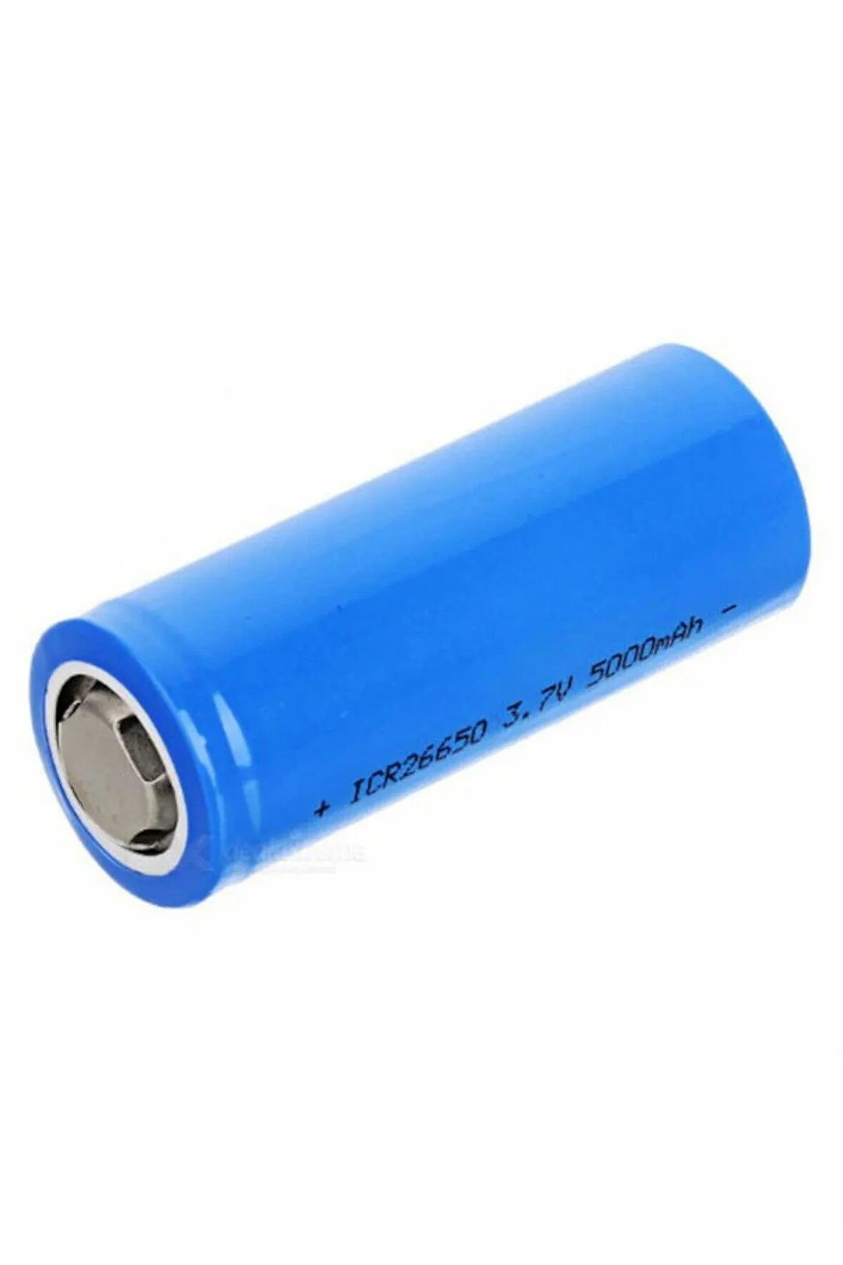 5000 mAh 3.7 V 26650 Li-Ion Şarj Edilebilir Pil