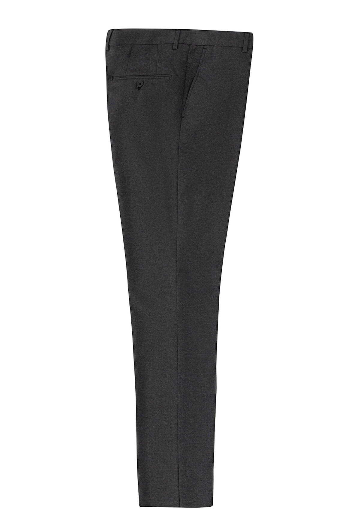 Antrasit Regular Düz Pantolon