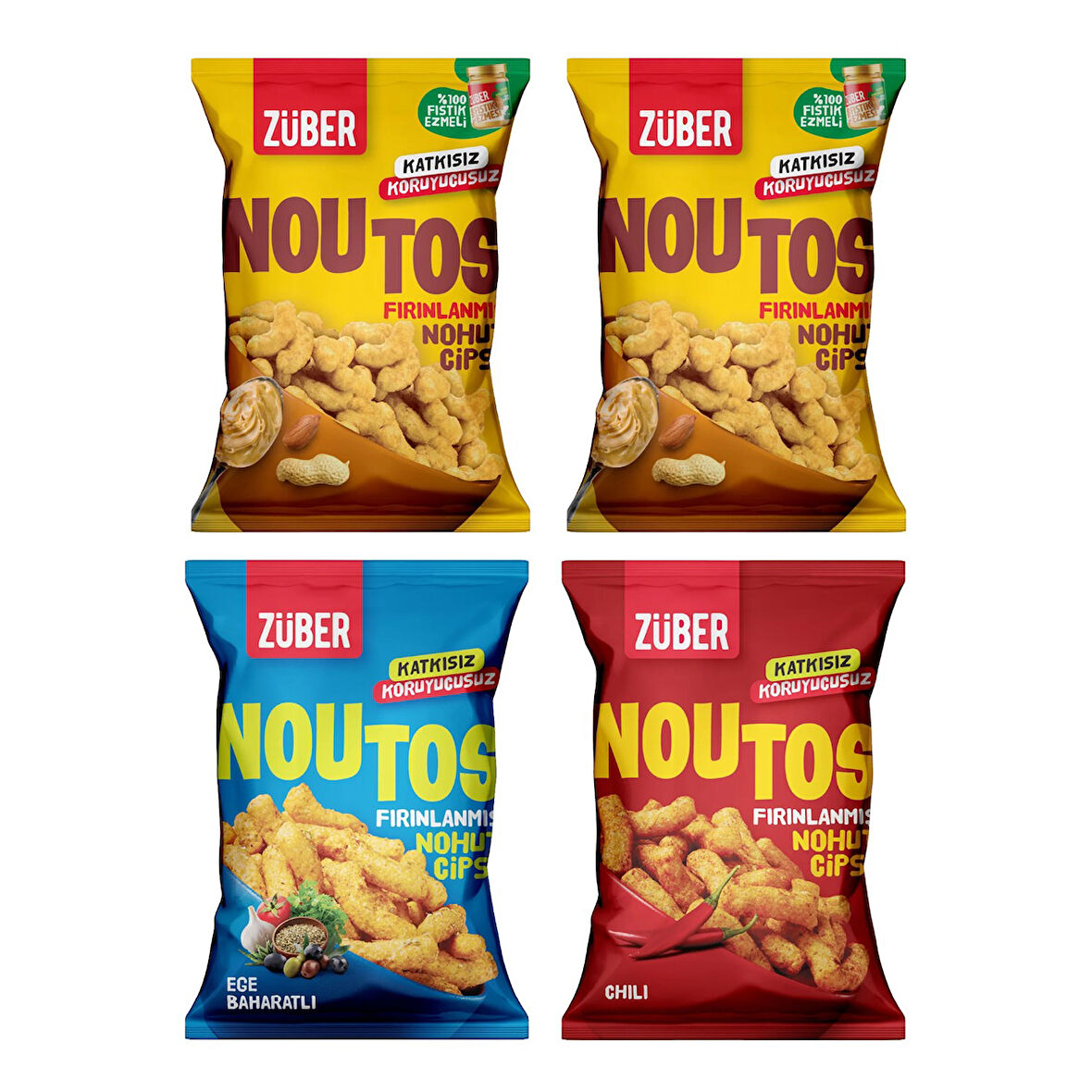 Züber Noutos Nohut 55 gr 4 lü Karma Paket