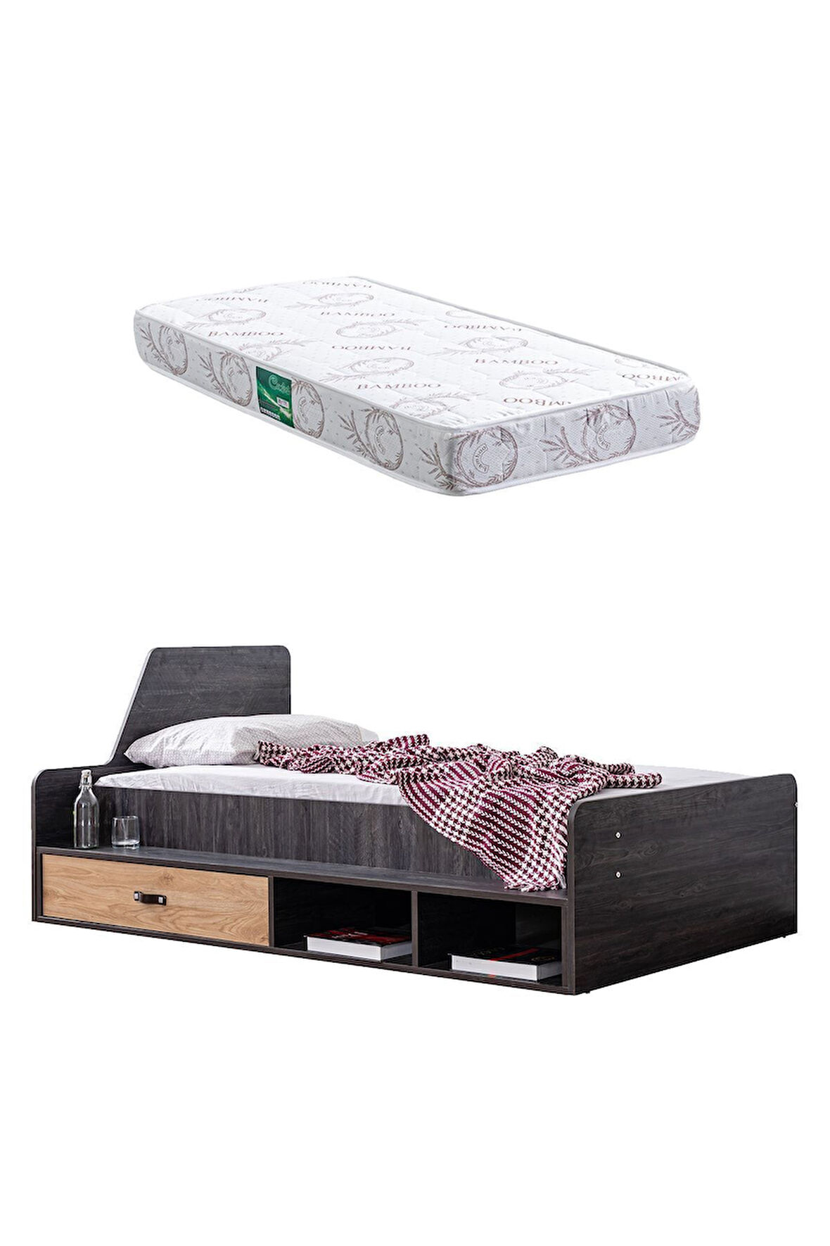 Karyola, Doğa Çekmeceli Karyola + 1 Adet Comfort Yatak
