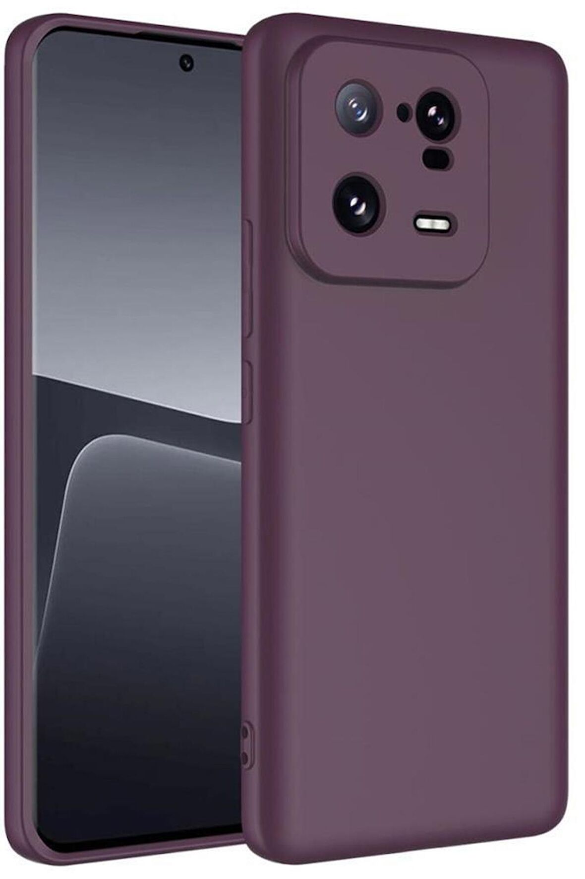 Xiaomi Mi 13 Pro Kılıf Lansman Tasarım İç Yüzeyi Kadife Silikon