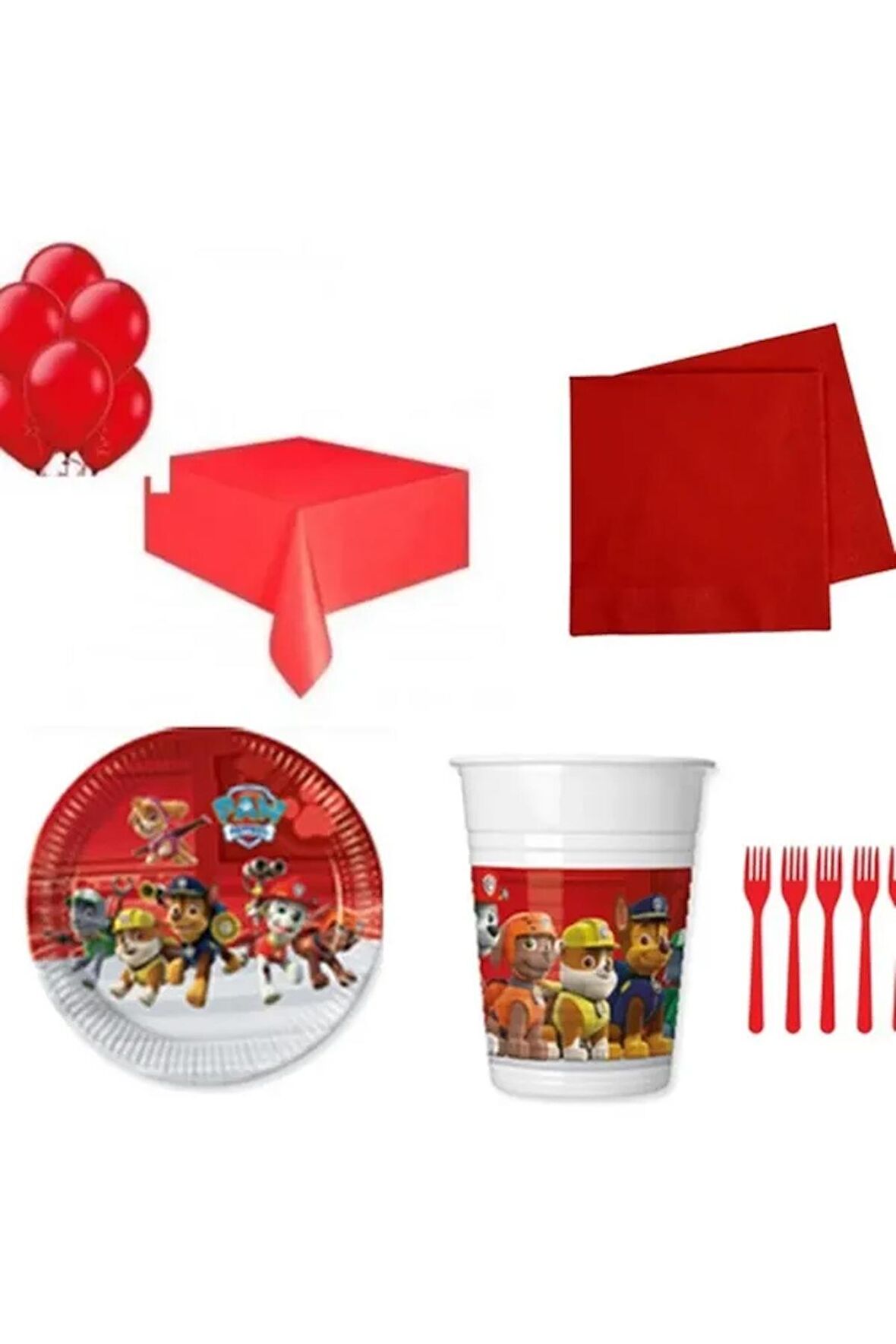 Paw Patrol Doğum Günü Parti Set 8 Kişilik