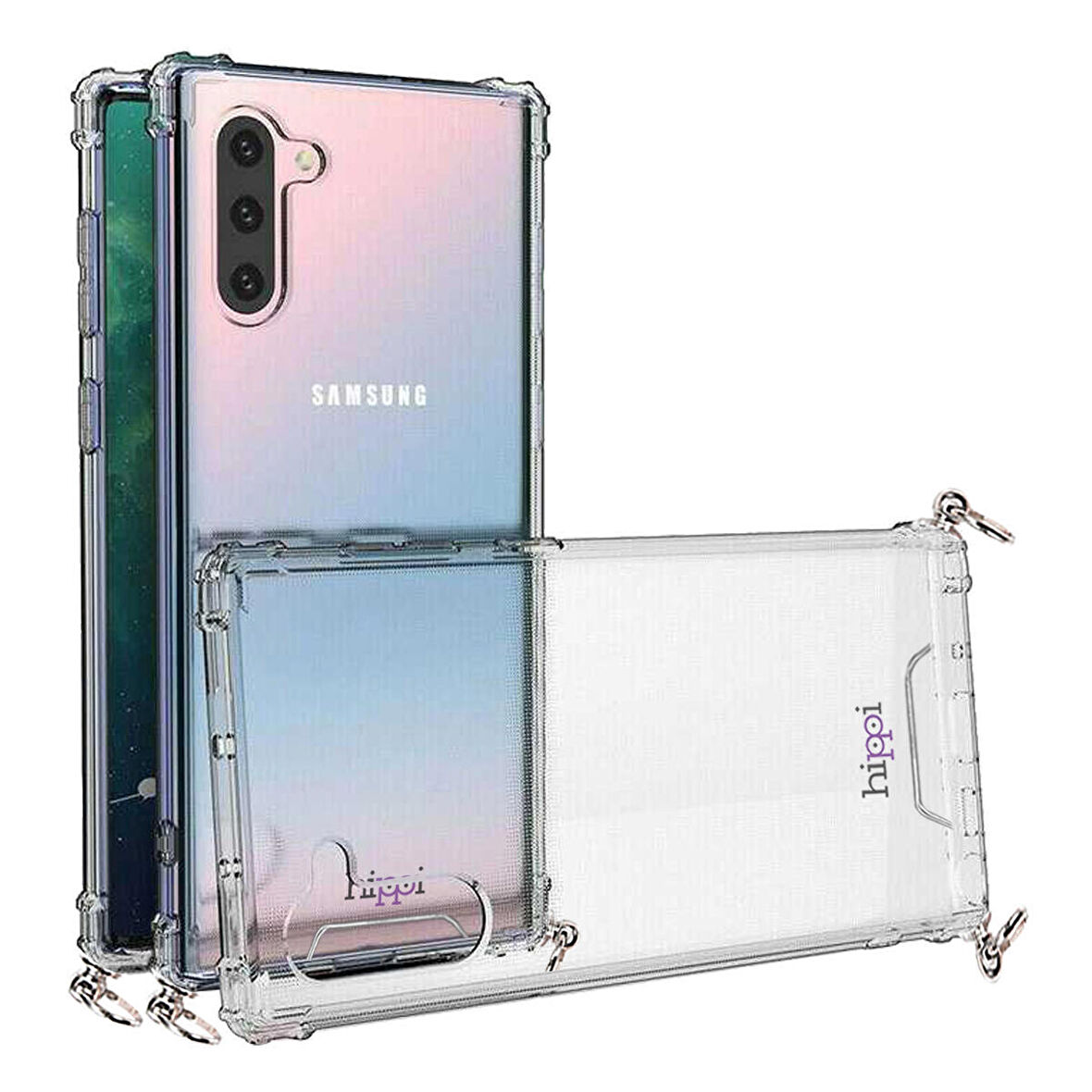 Hippi Samsung Galaxy Note 10 Uyumlu Şeffaf Kılıf