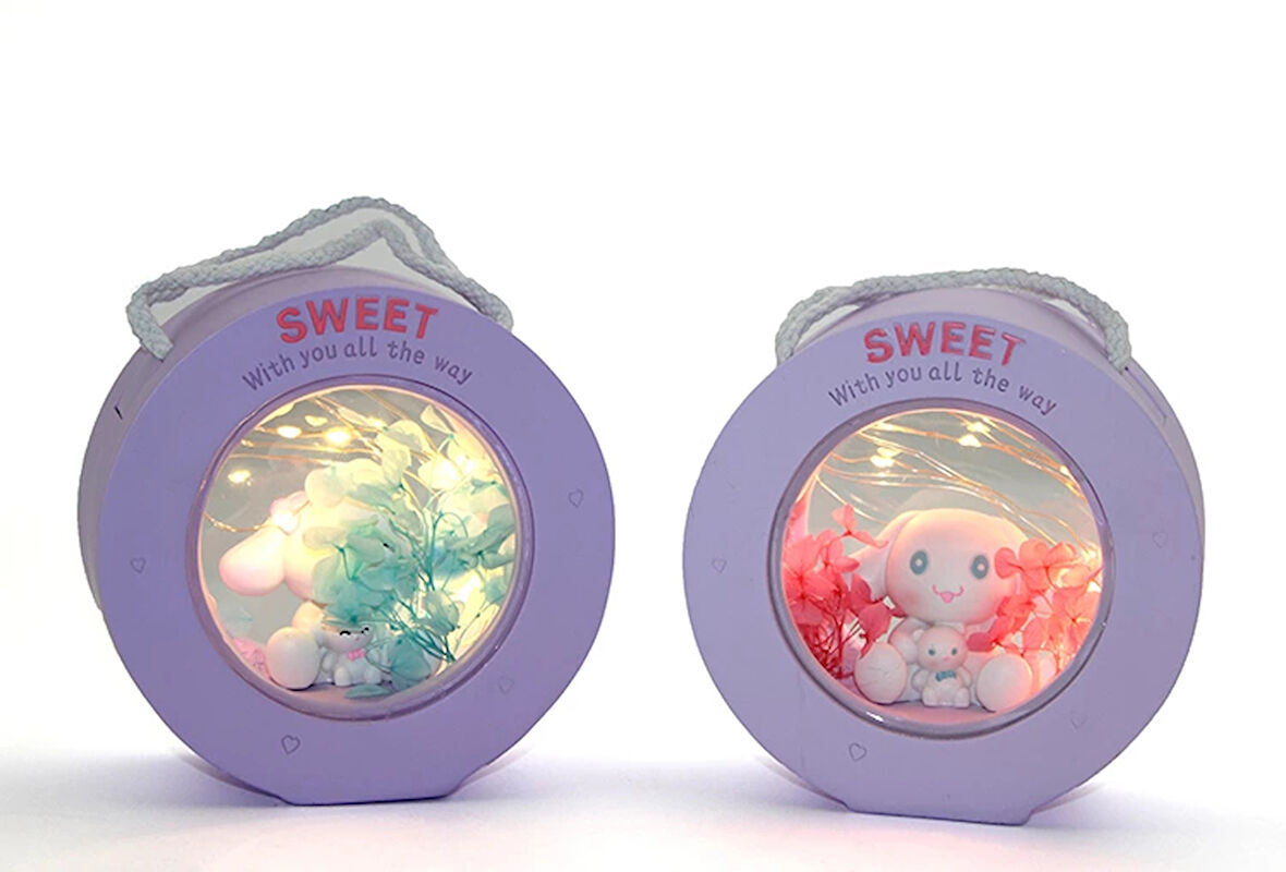 MDB Polyester Hello Kitty Cinnamoroll Masa Üstü Lamba