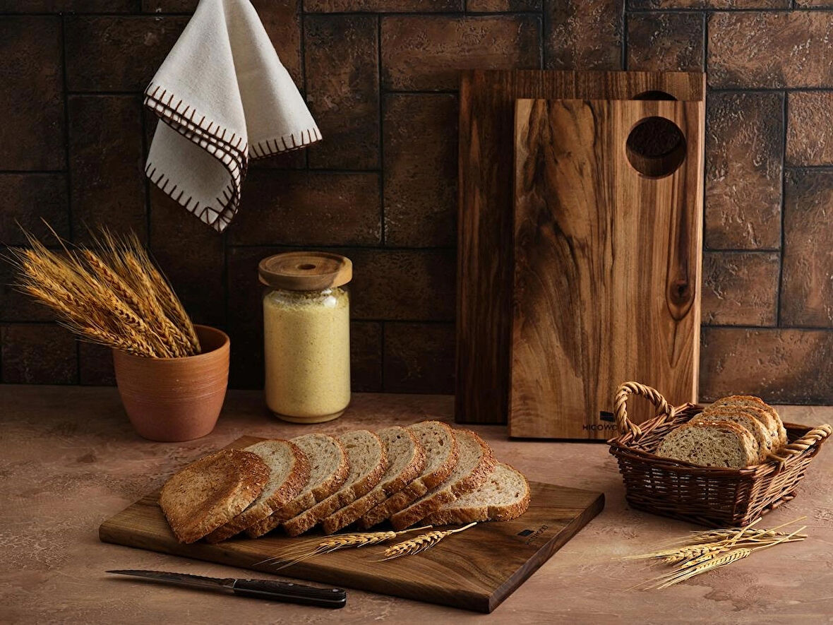 Havana Trio – Doğal Cevizden 3’lü Set Kesme ve Sunum Tahtası – El Yapımı Mutfak Şıklığı