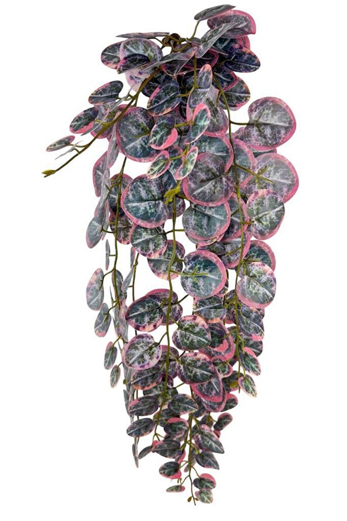 Yapay Çiçek Sarkan Lüx Okaliptus Pembe Rengi Yapay Sarmaşık 60*25cm