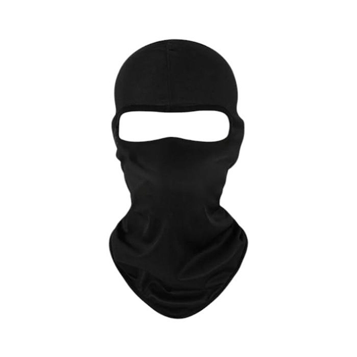 Motobir Düz Siyah Balaklava