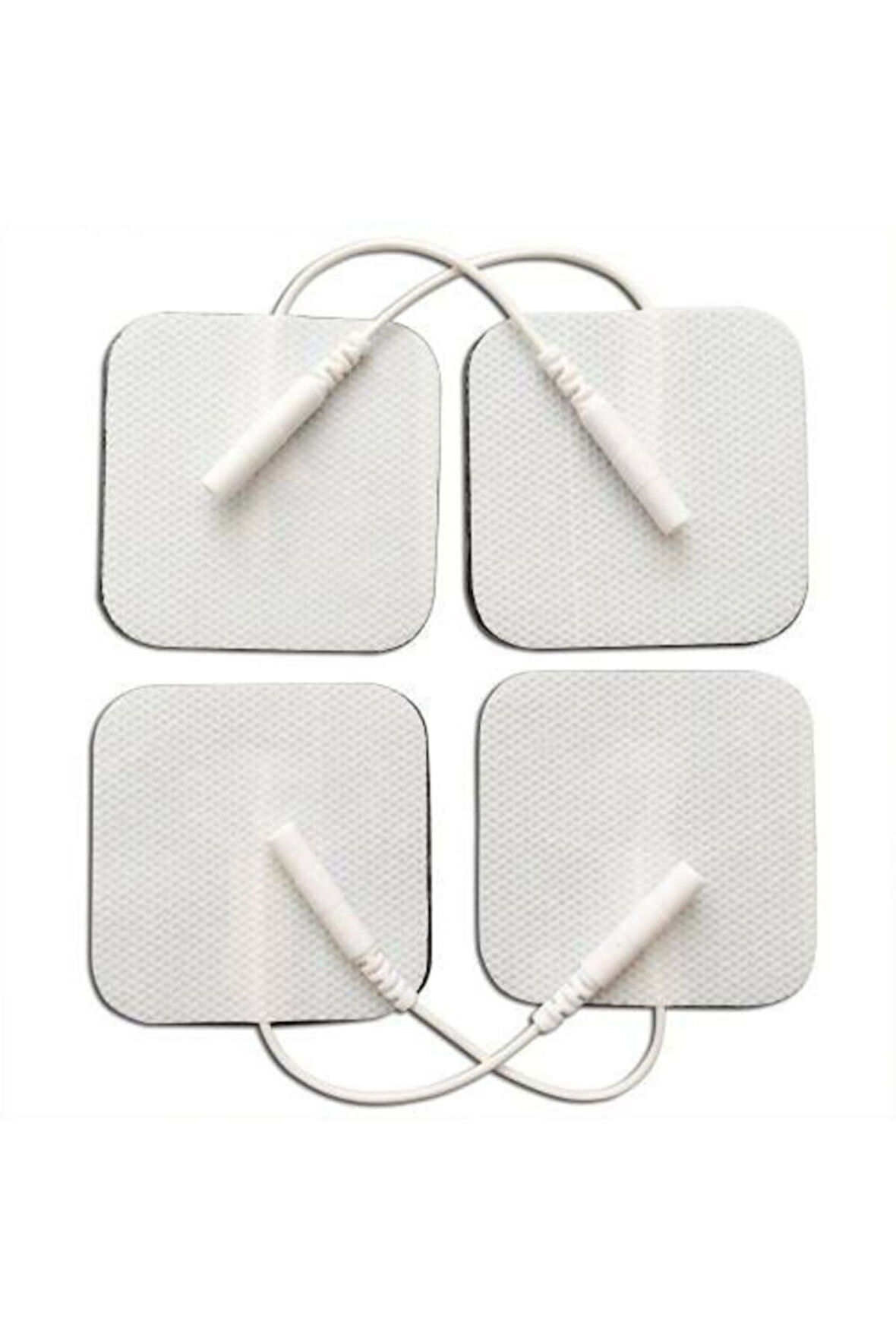 Tens elektrodu, kablolu yedek elektrot 5x5 Tens Pedi 4 lü