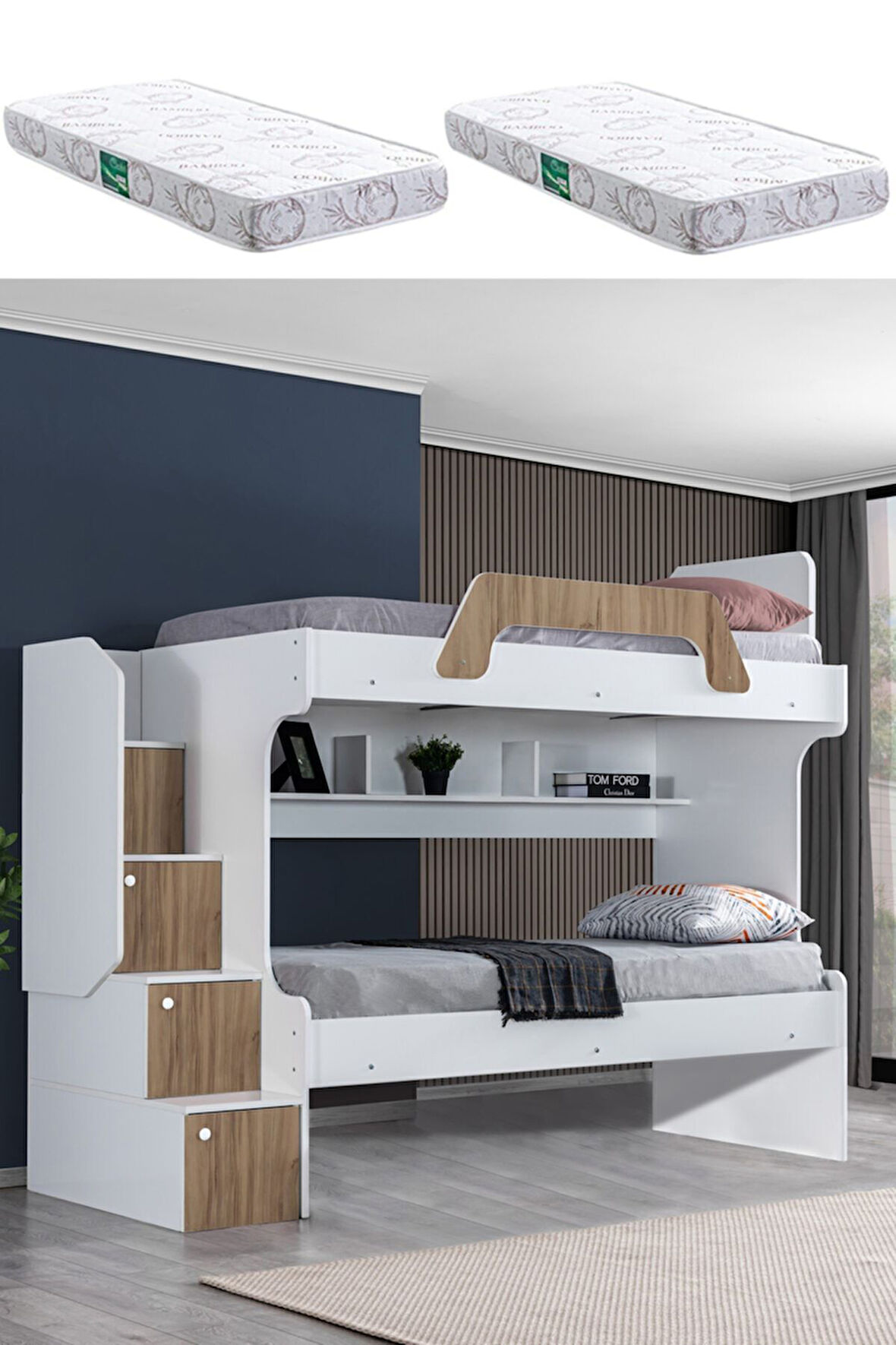 Ranza, Inci 2li Ranza - Ceviz 2 Adet Comfort Yatak