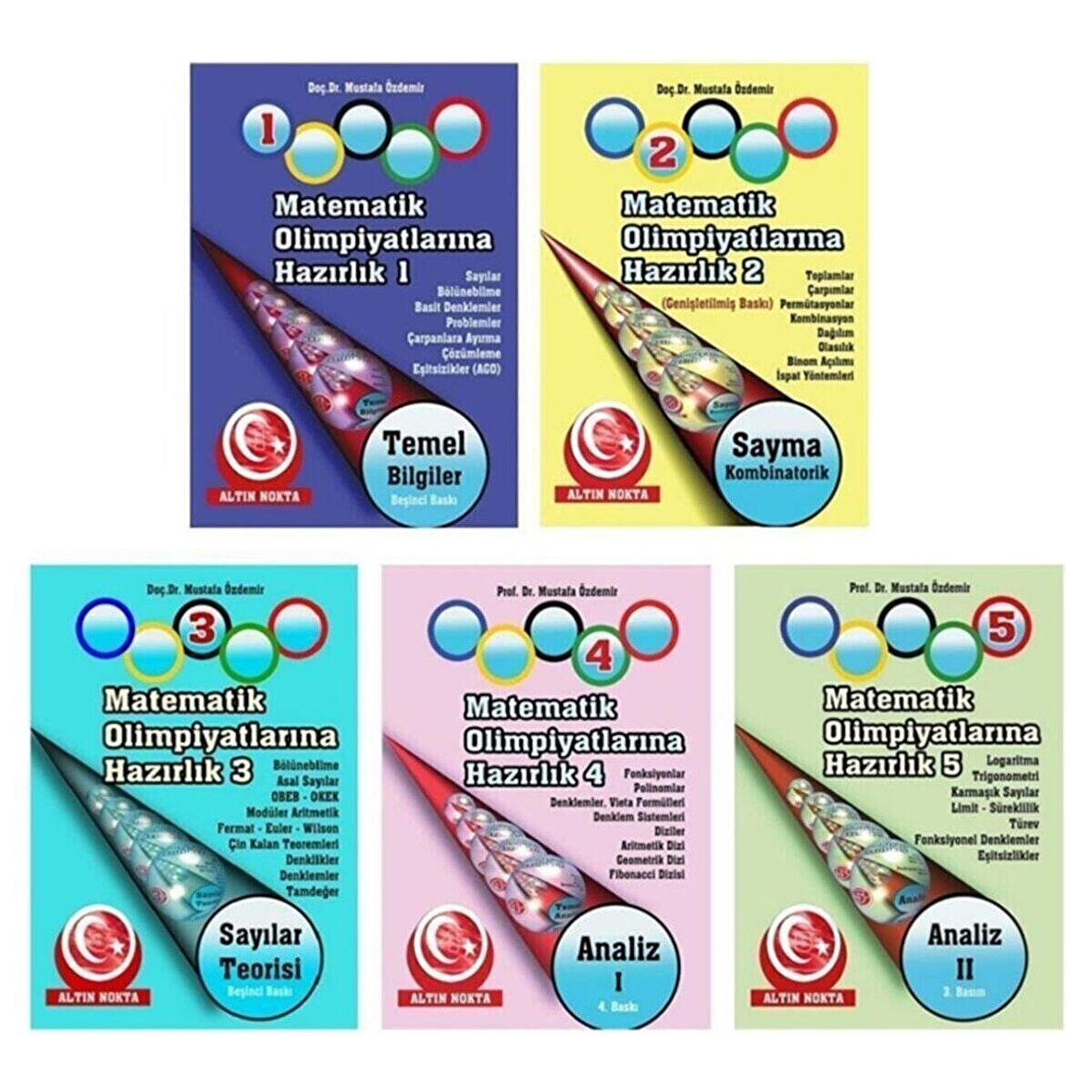 Altın Nokta Yayınevi Matematik Olimpiyatlarına Hazırlık 5 Kitap Set