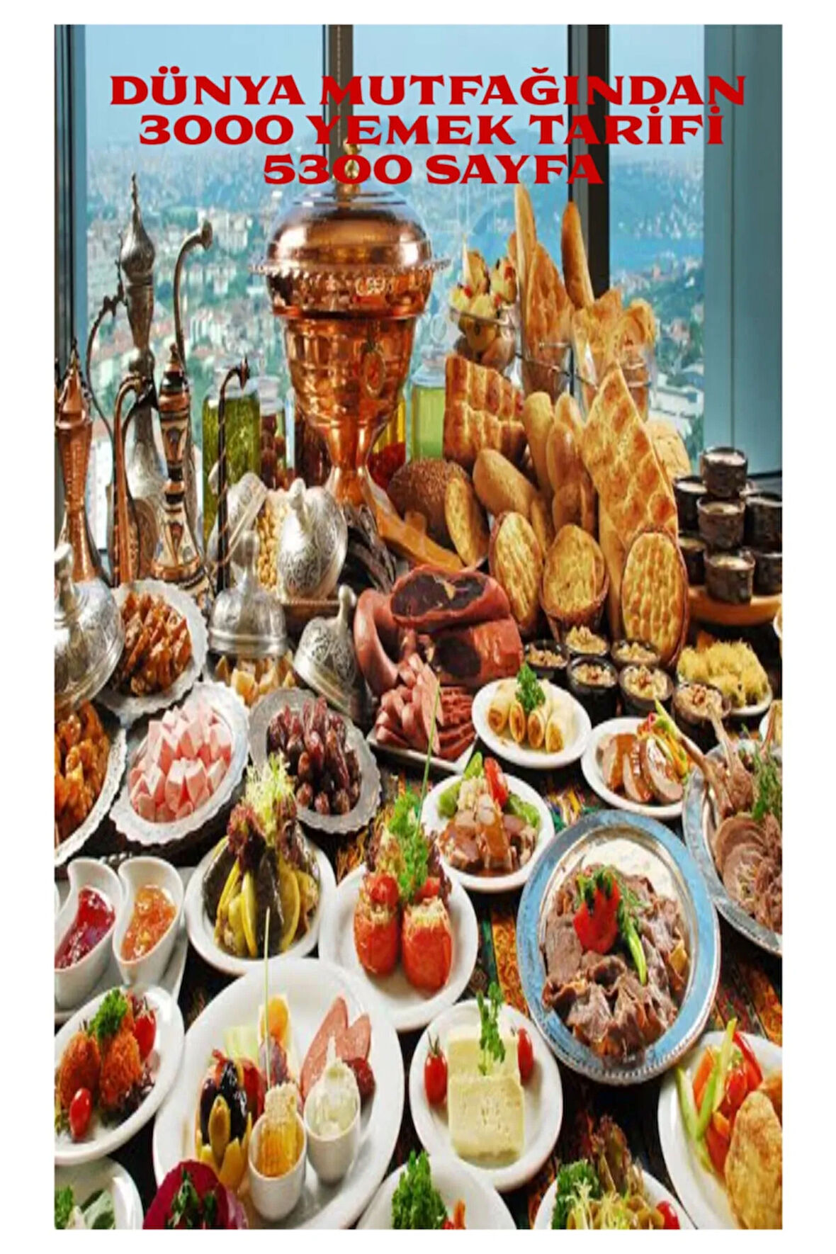 DÜNYA MUTFAĞINDAN 3000 YEMEK TARİFİ 5300 SAYFA EKİTAP