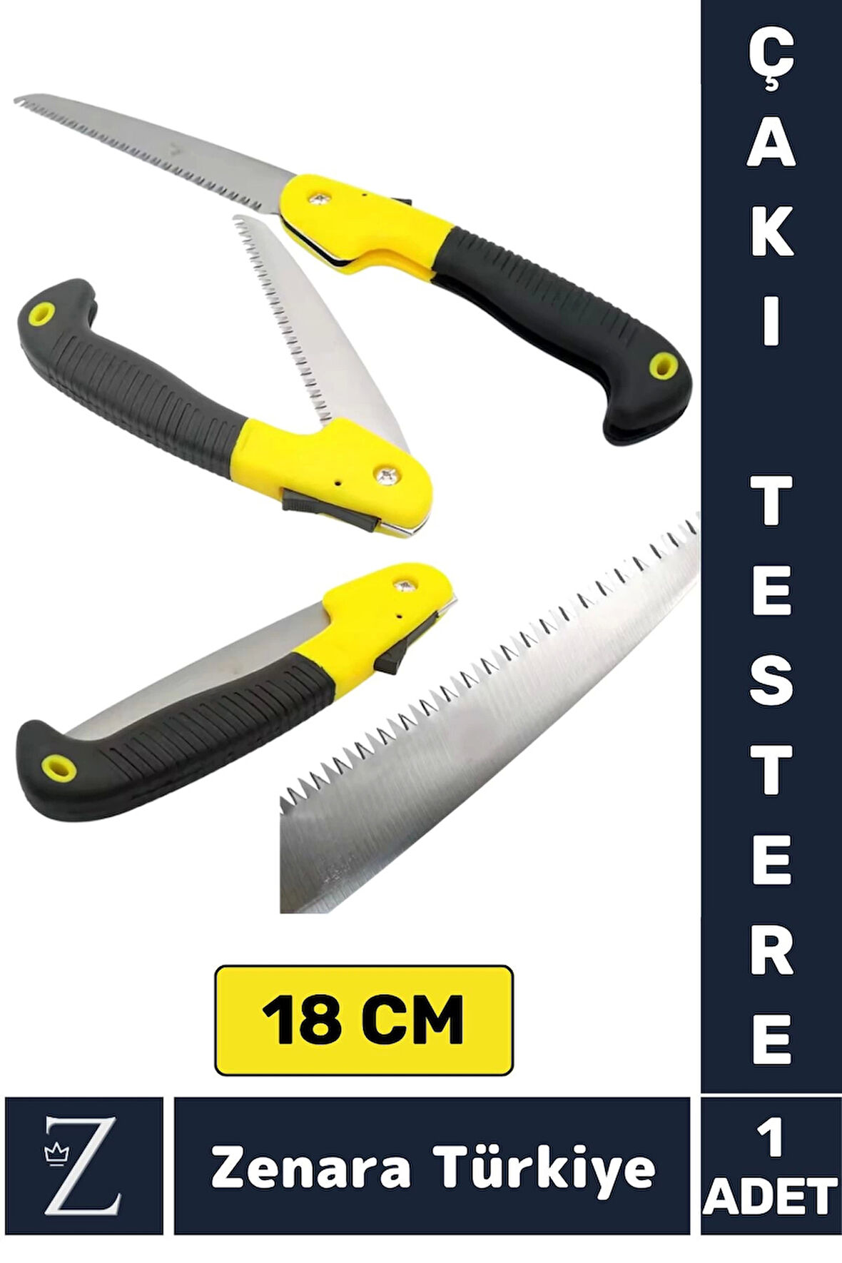 Kompakt Kamp Piknik Mangal Outdoor Tamirat Kesme Cep Boy Çakı Tipi Katlanır BUDAMA TESTERESİ 18 Cm