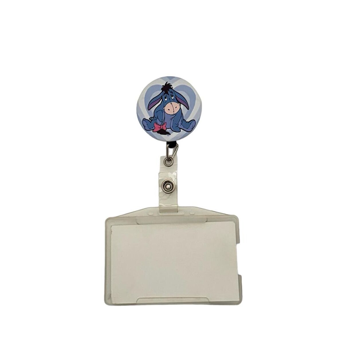 Winnie The Pooh İyor Temalı Metal Yoyo Kartlık Yoyo Yaka Kartlığı