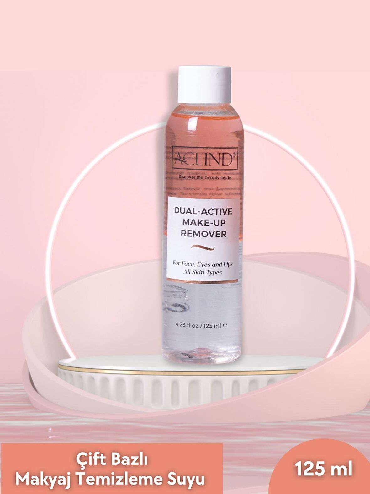 ACLIND® DUAL ACTIVE MAKE-UP REMOVER 125 ml | Çift Fazlı Cilt Makyaj Temizleyici | Güzellik Serisi