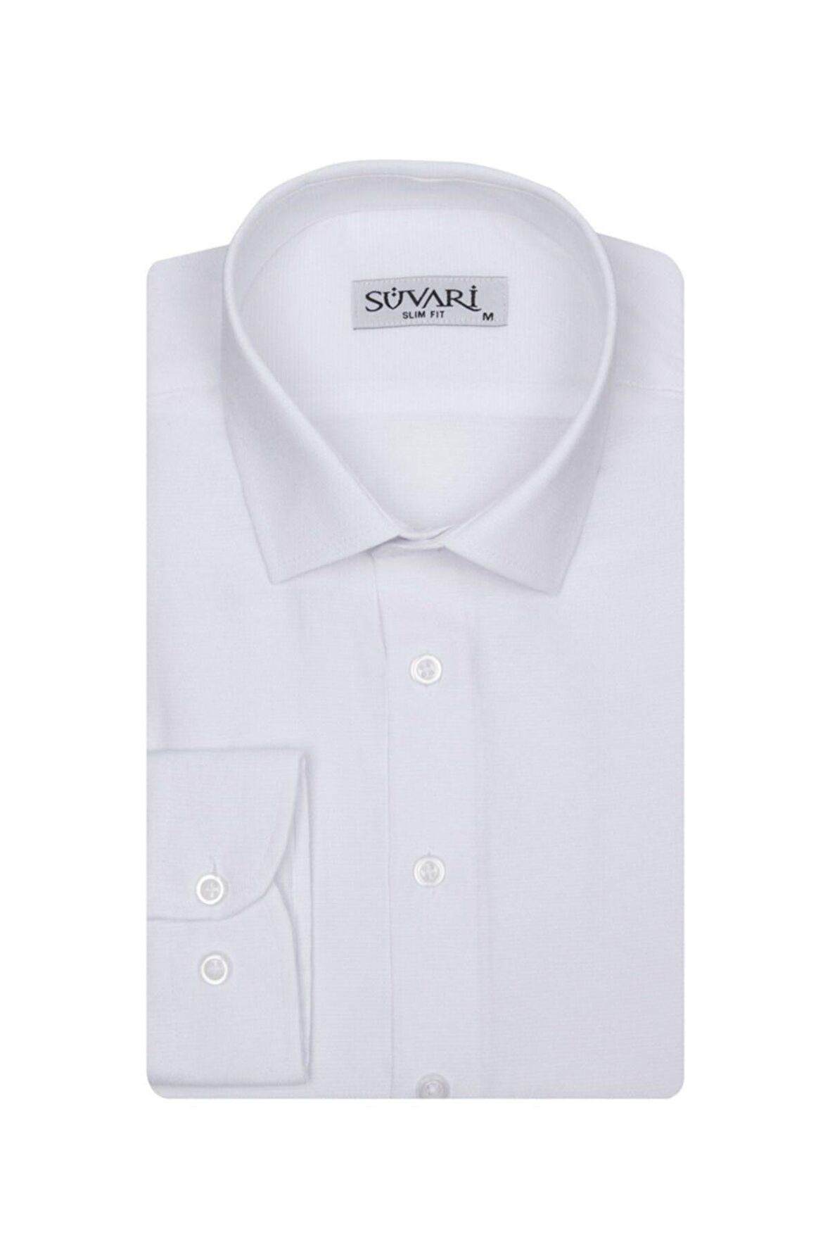 Süvari Slim Fit Armür Desenli Erkek Gömlek