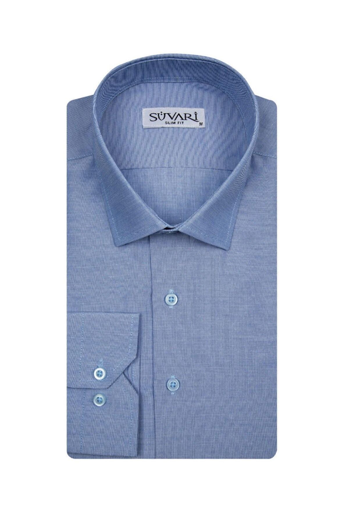 Süvari Slim Fit Filafil Erkek Gömlek