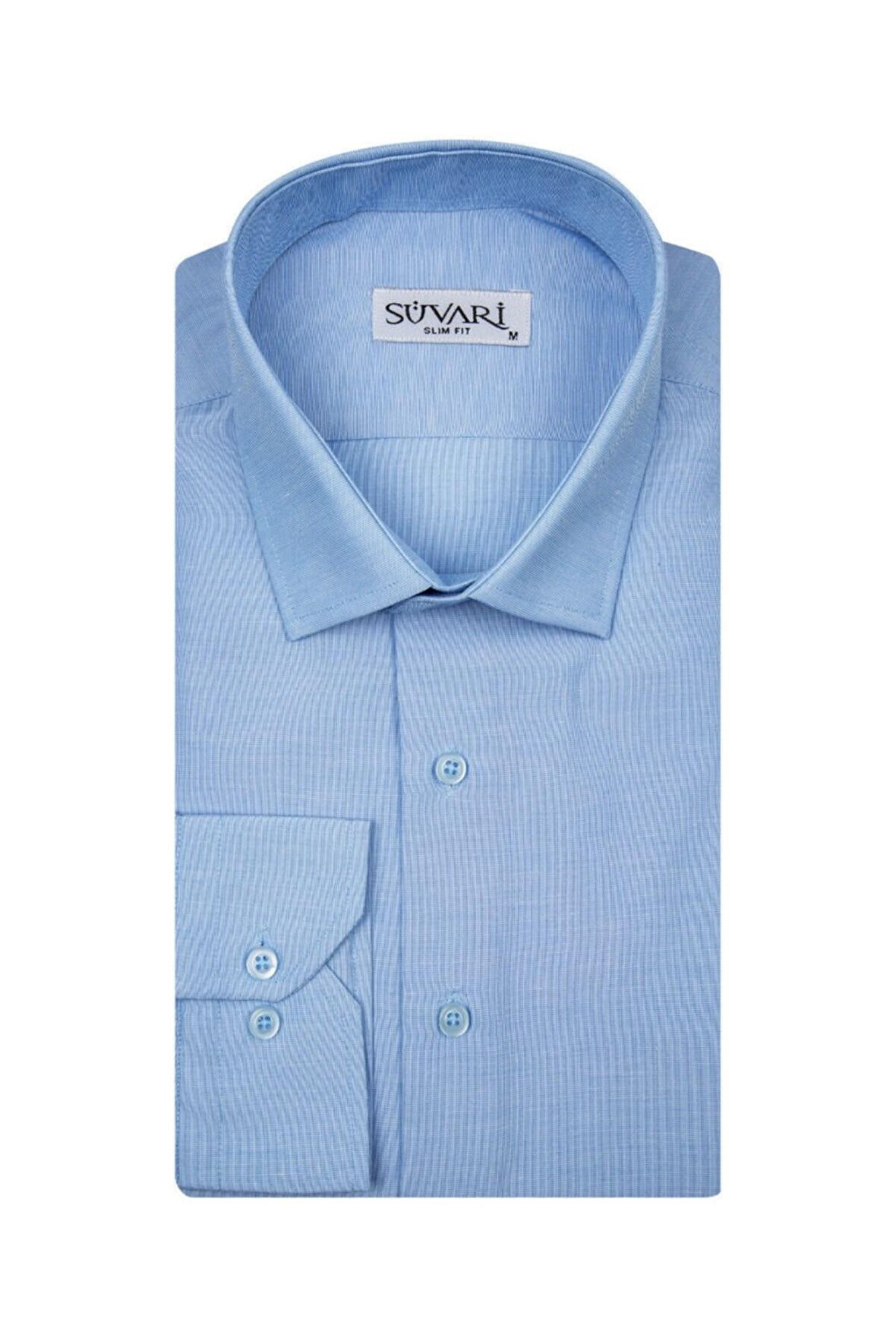 Süvari Slim Fit Filafil Erkek Gömlek