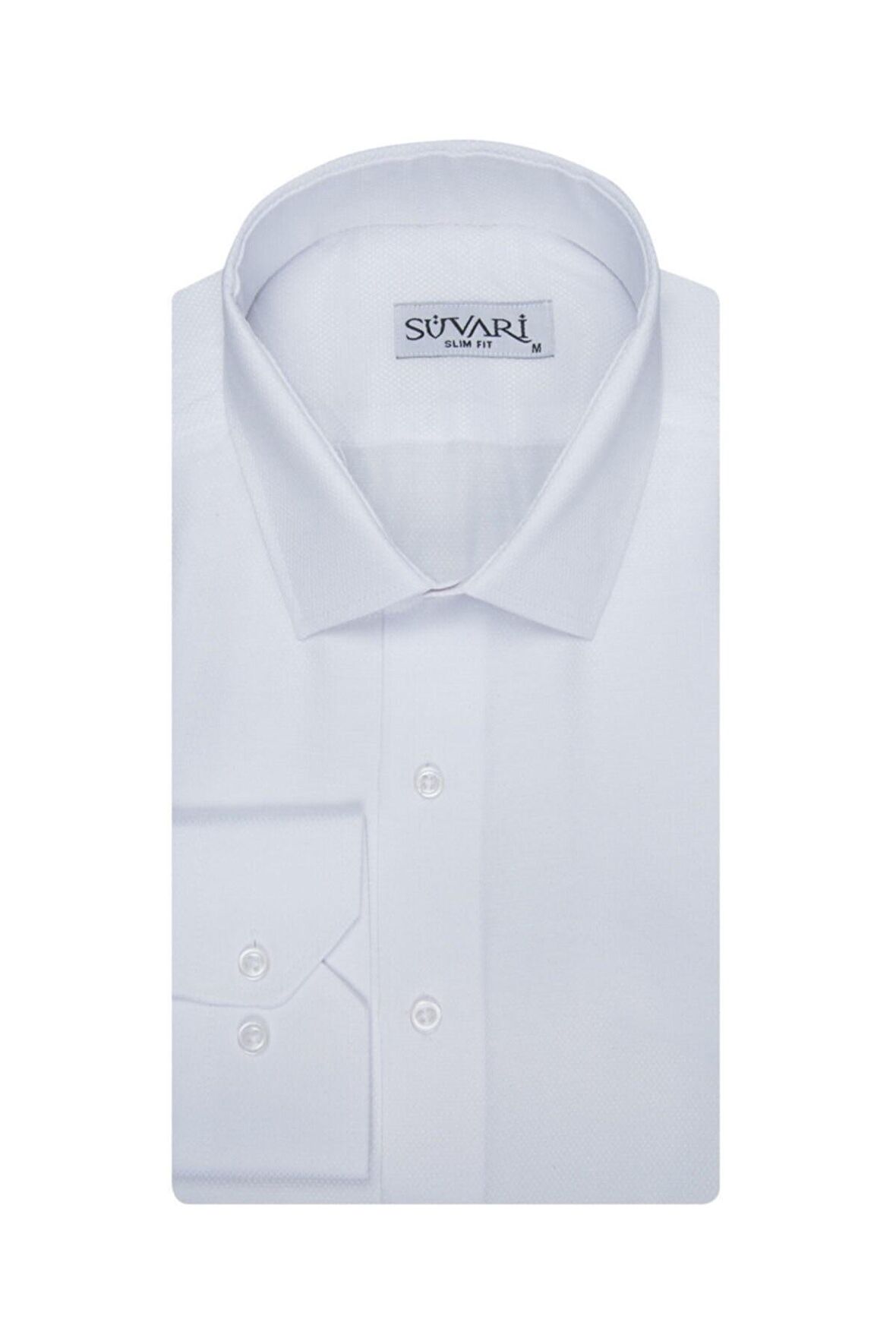 Süvari Slim Fit Armür Desenli Erkek Gömlek