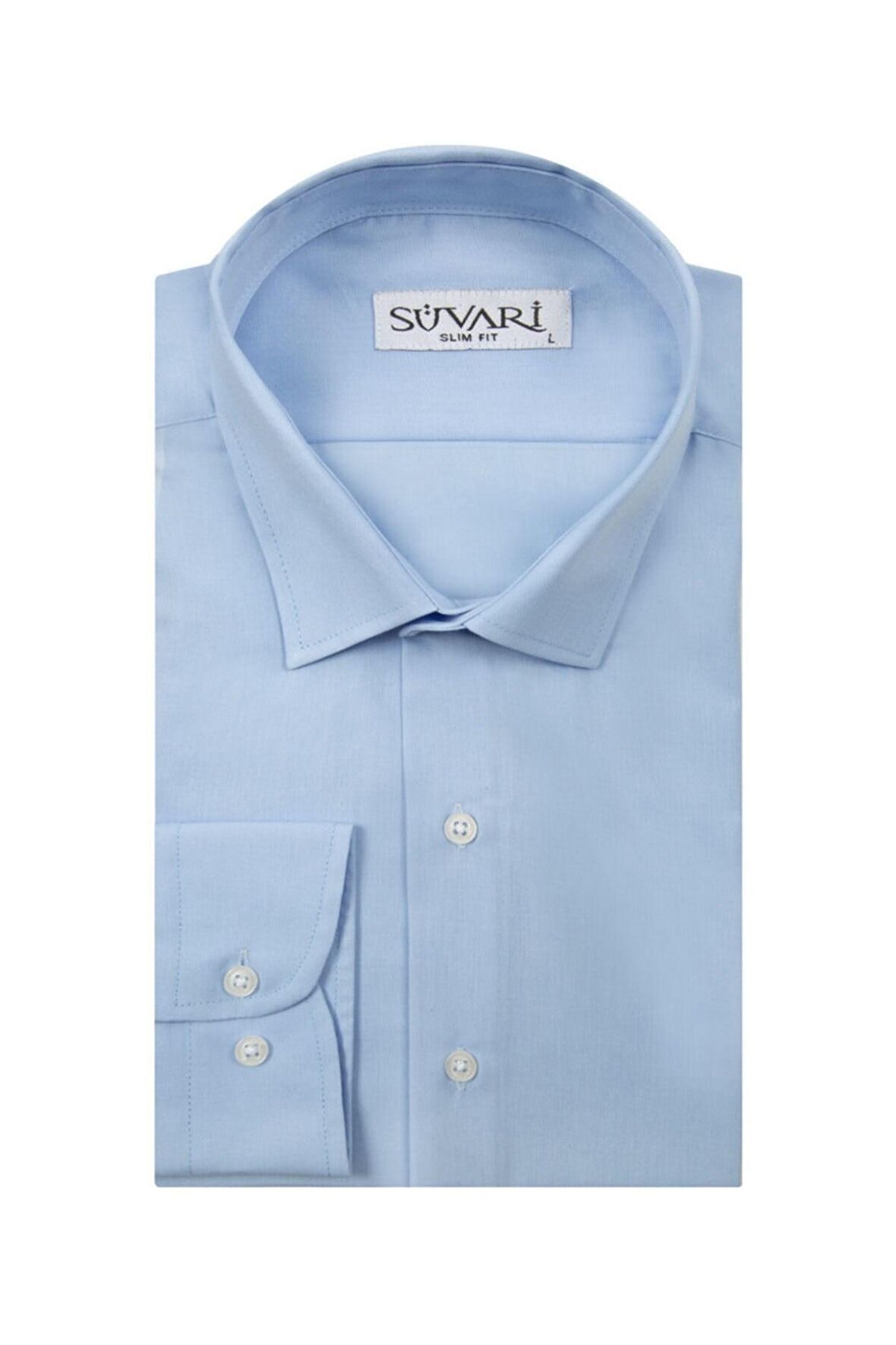 Süvari Slim Fit Beyaz Erkek Gömlek