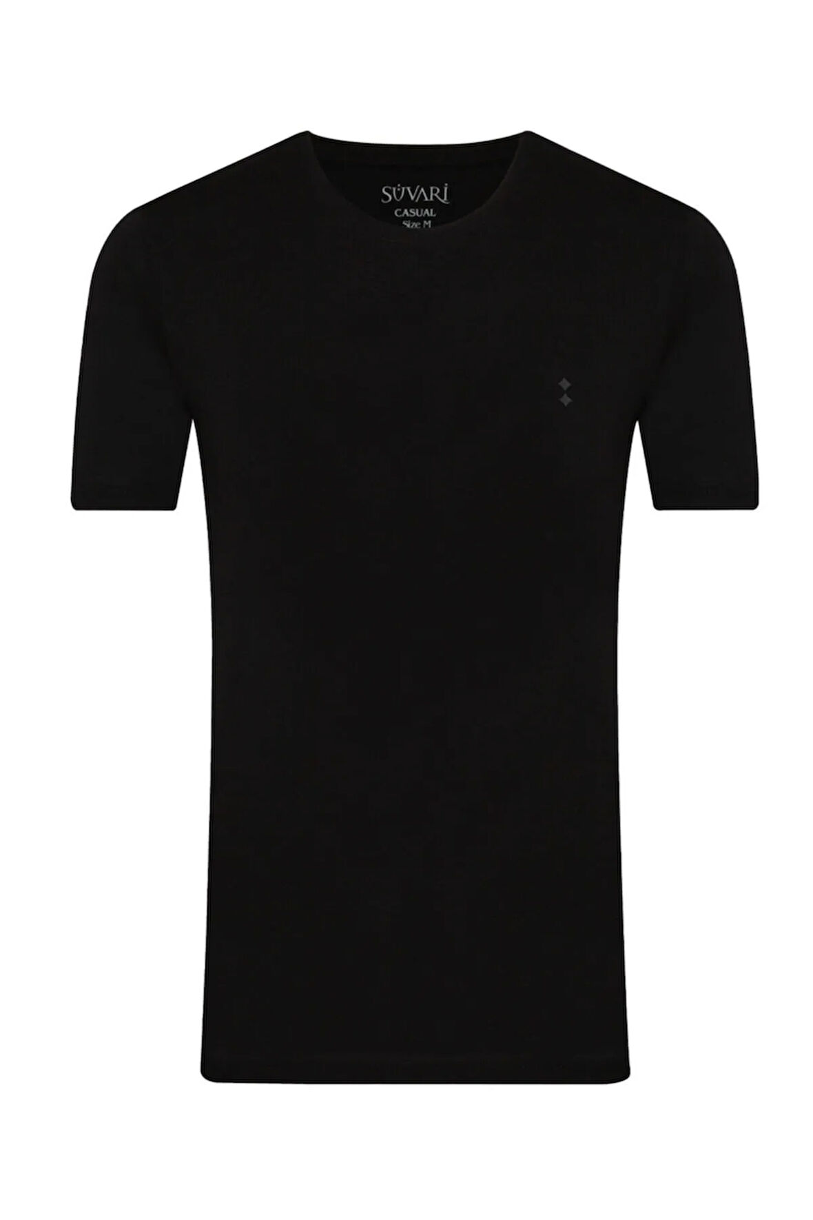 Slim Fit O Yaka Lacivert Erkek Tişört
