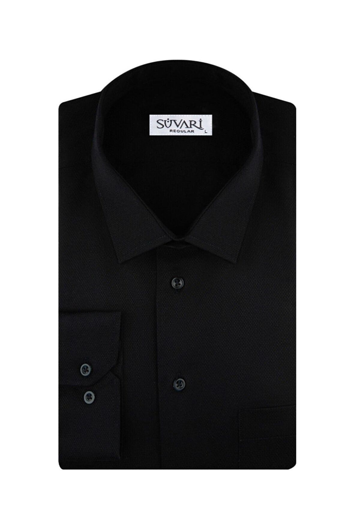 Süvari Armür Desenli Lacivert Erkek Gömlek