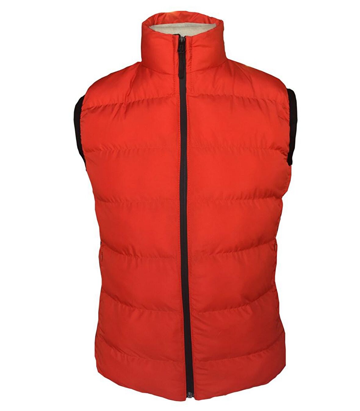 Süvari Slim Fit Turuncu Dolum Şişme Erkek Mont