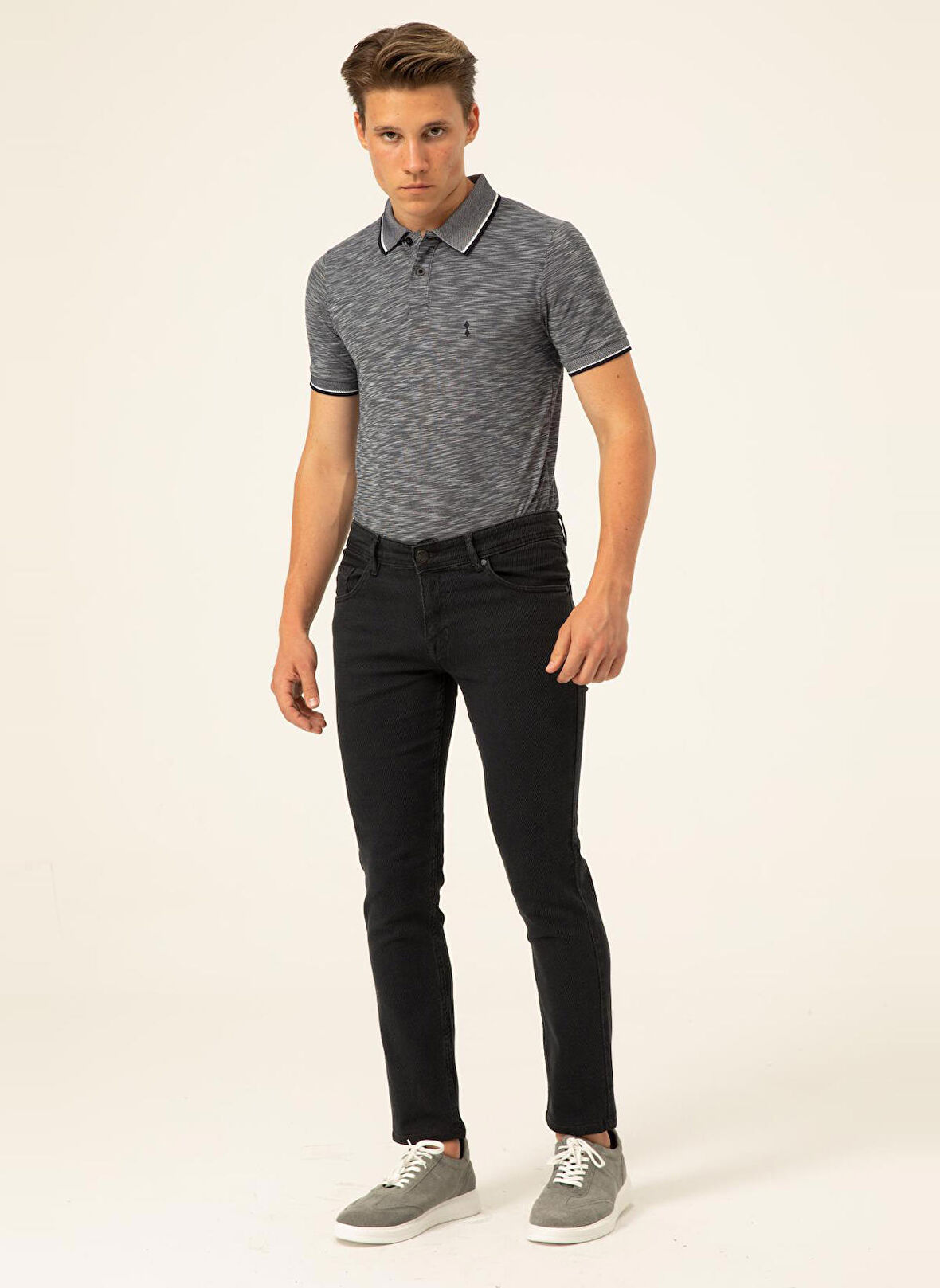 Süvari Normal Bel Normal Paça Regular Fit Antrasit Erkek Pantolon Pn1014200147