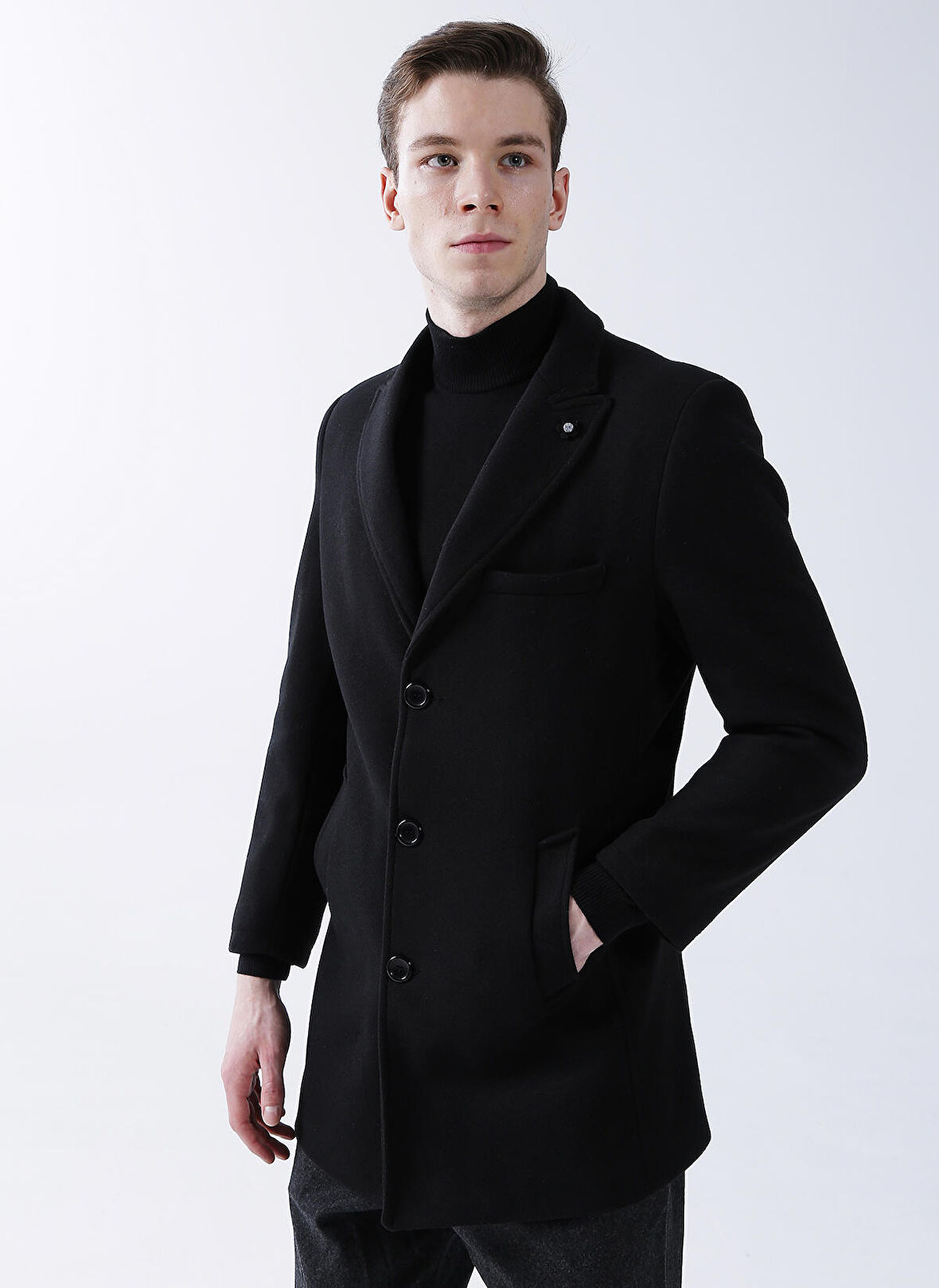 Süvari Siyah Erkek Kaban KB2010100223