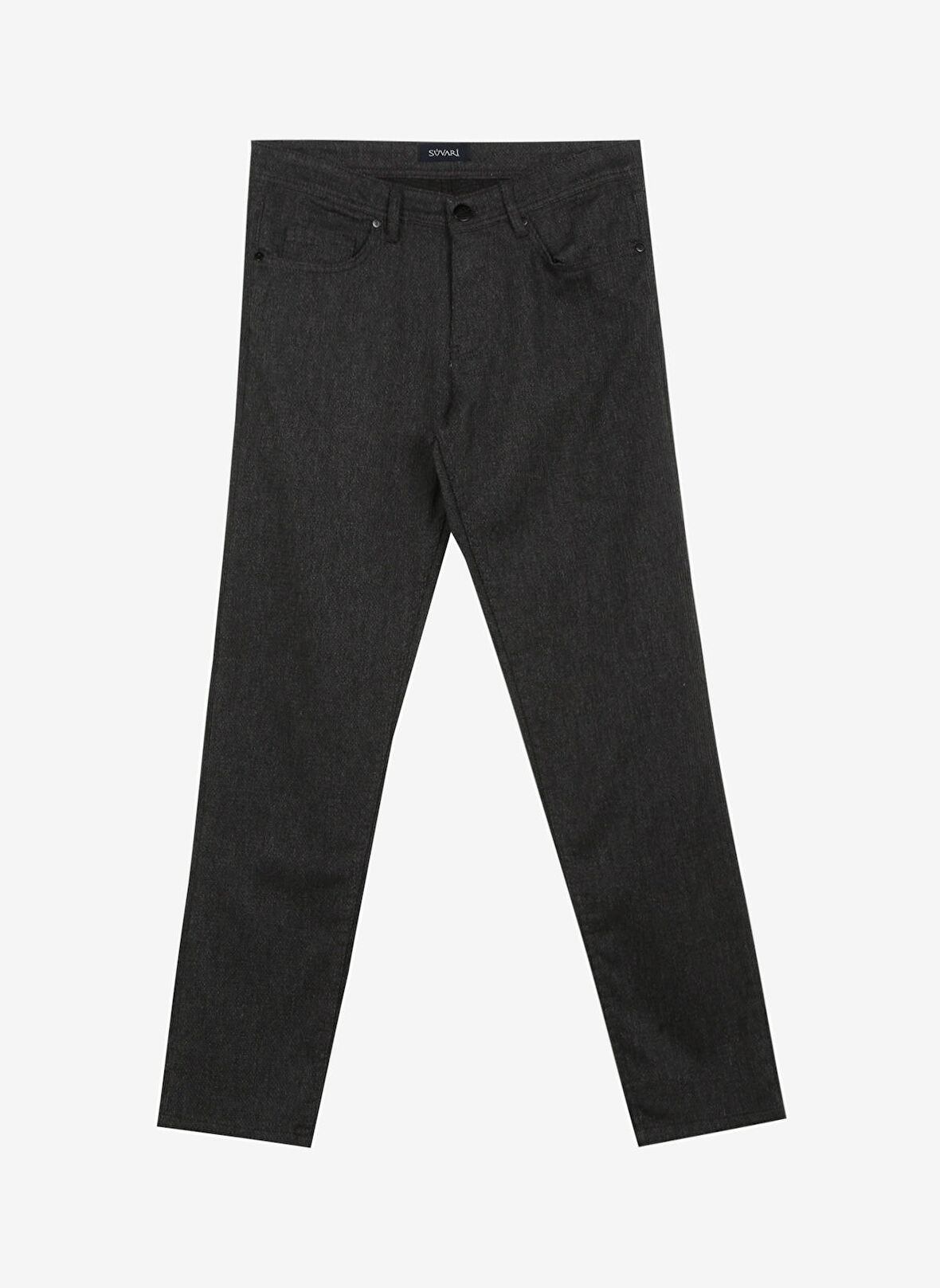 Süvari Normal Bel Normal Paça Slim Fit Siyah Erkek Pantolon Pn2020500533