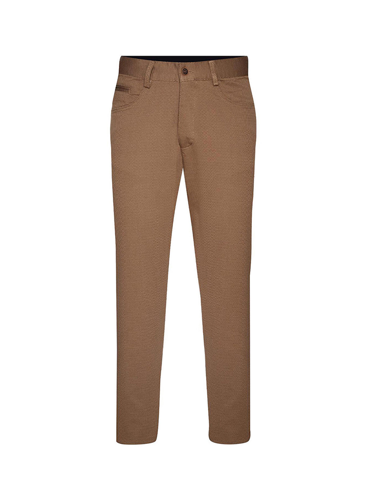 Süvari Normal Bel Normal Paça Regular Fit Açık Kahve Erkek Pantolon PN2024000018