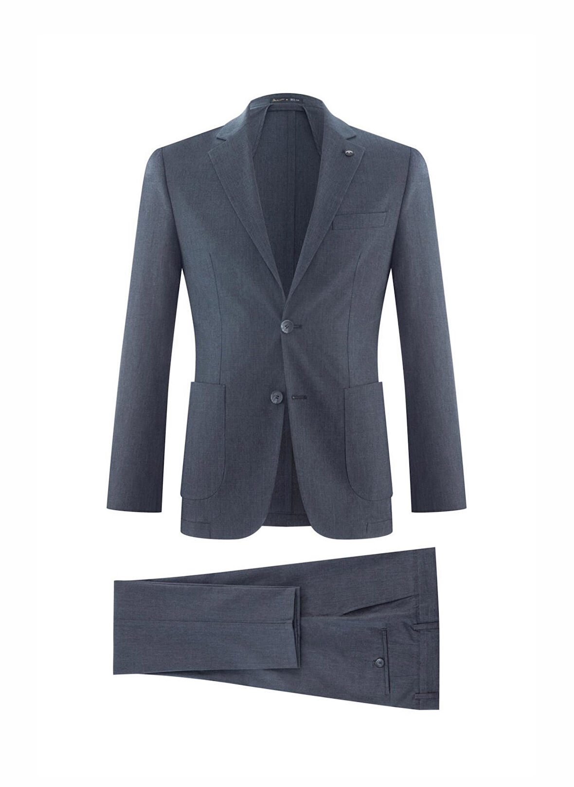 Süvari Normal Bel Slim Fit Lacivert Erkek Takım Elbise TK1006900268