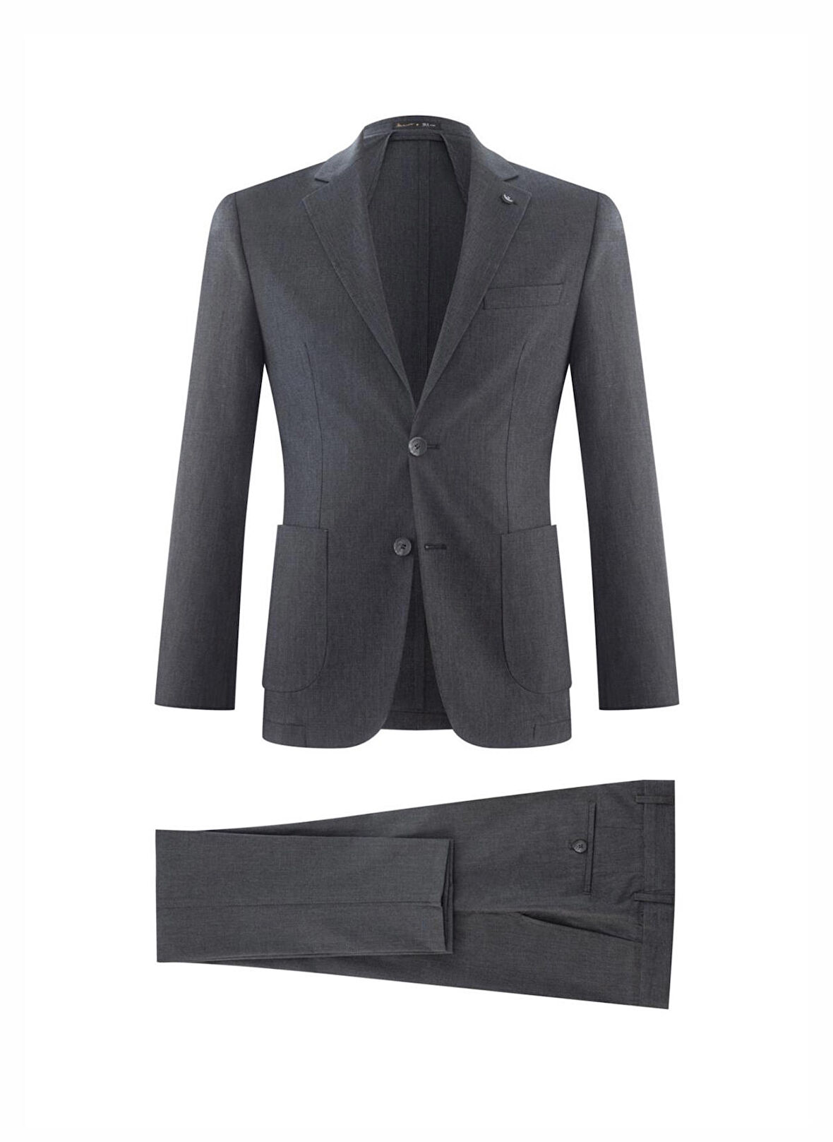Süvari Normal Bel Slim Fit Siyah Erkek Takım Elbise TK1006900268