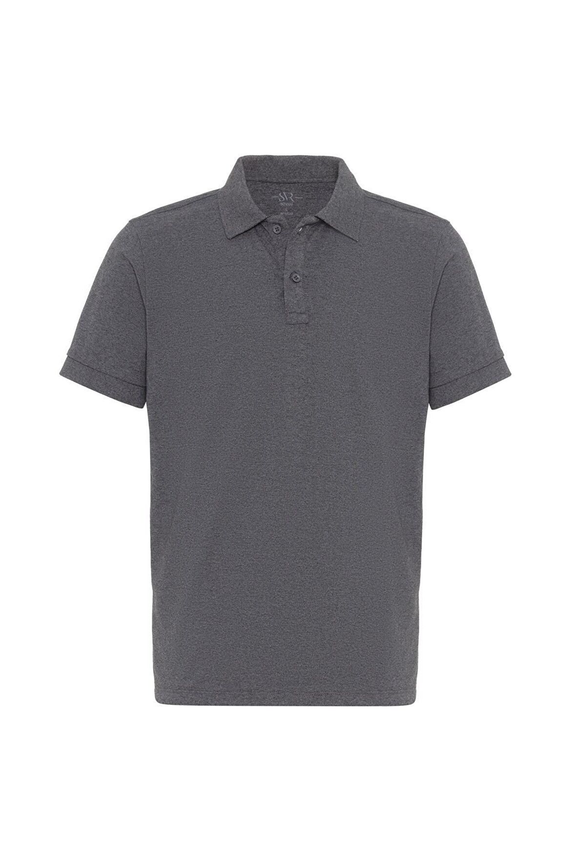 Polo Yaka Regular Kalıp Armürlü Tişört TS1014000328