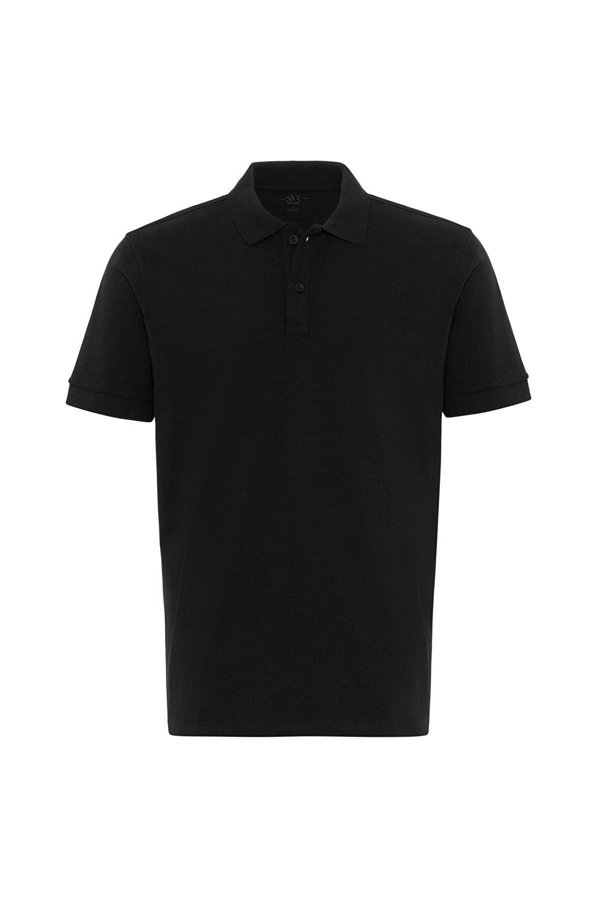 Süvari Polo Yaka Regular Kalıp Armürlü Tişört