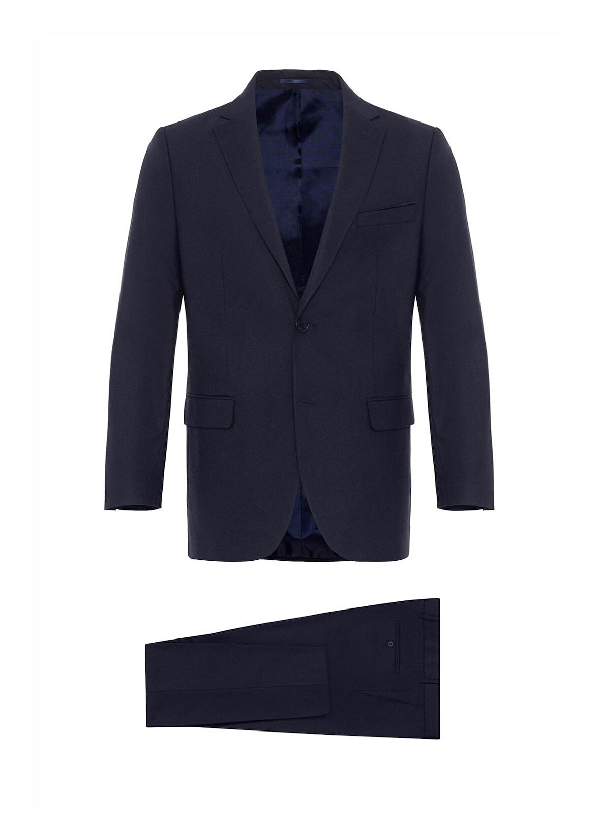 Süvari Normal Bel Regular Fit Lacivert Erkek Takım Elbise TK1000400398