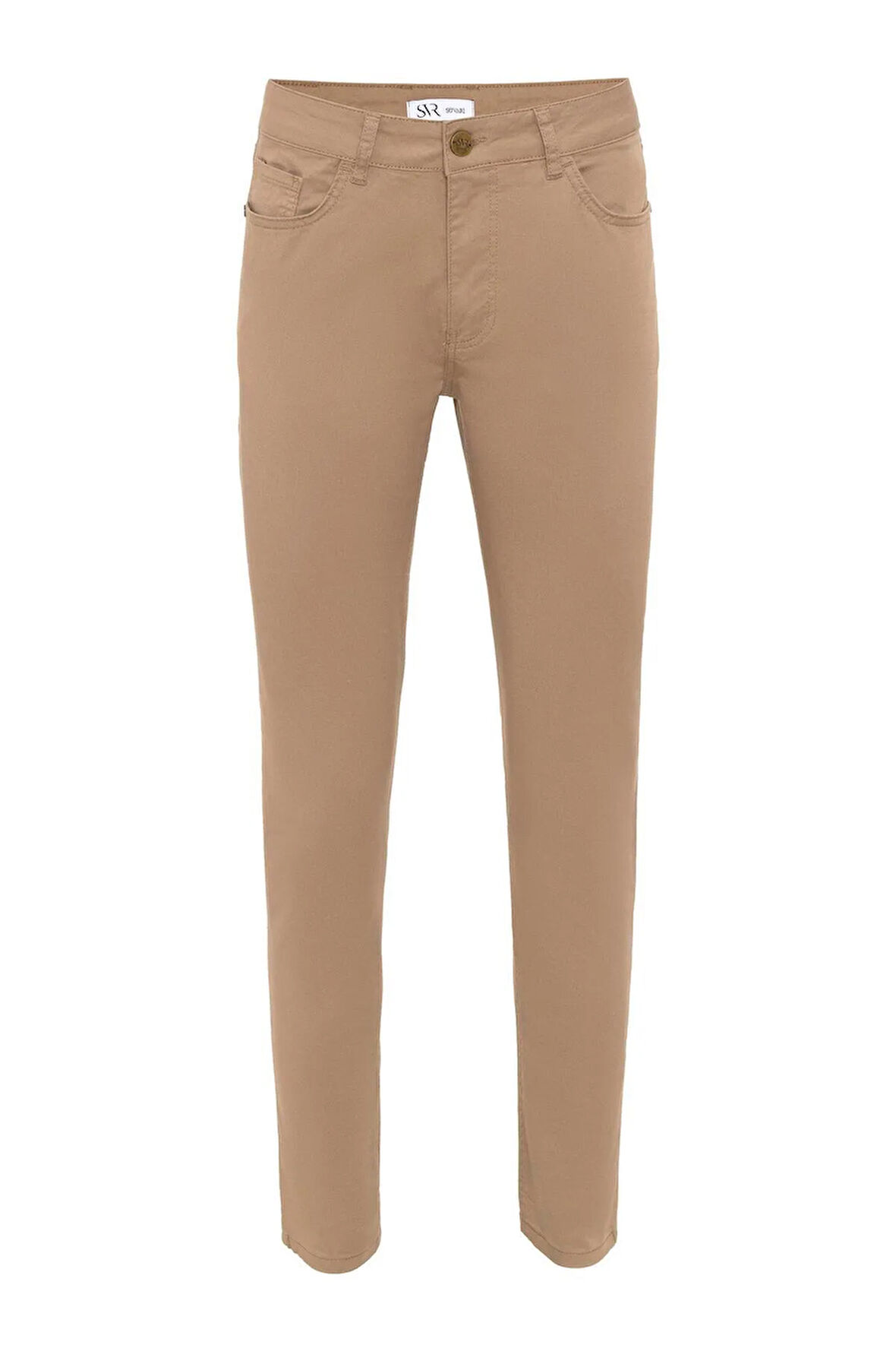 Slim 5 Cep Kalıp Düz Pantolon