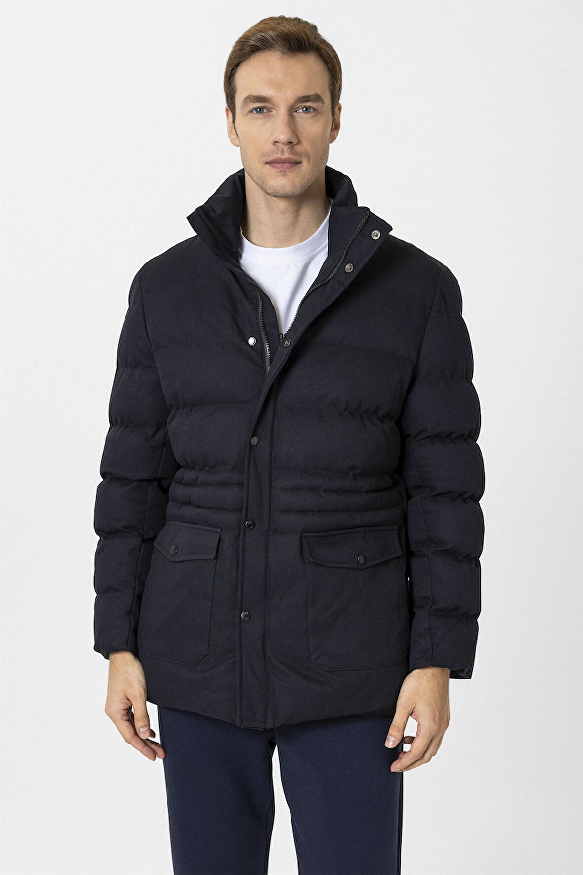 Lacivert Slim Dolum Mont