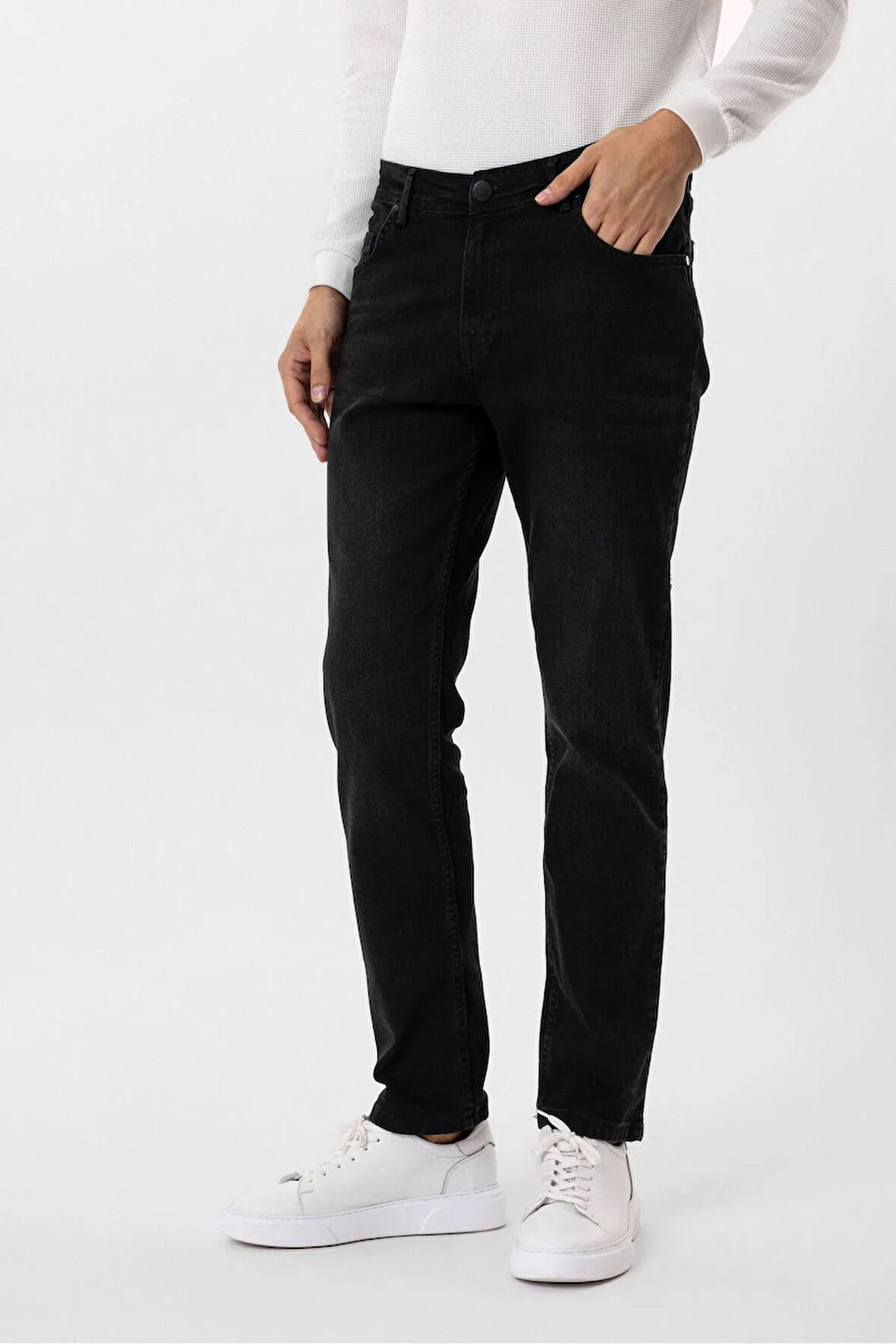 Regular Kalıp Denim Pantolon