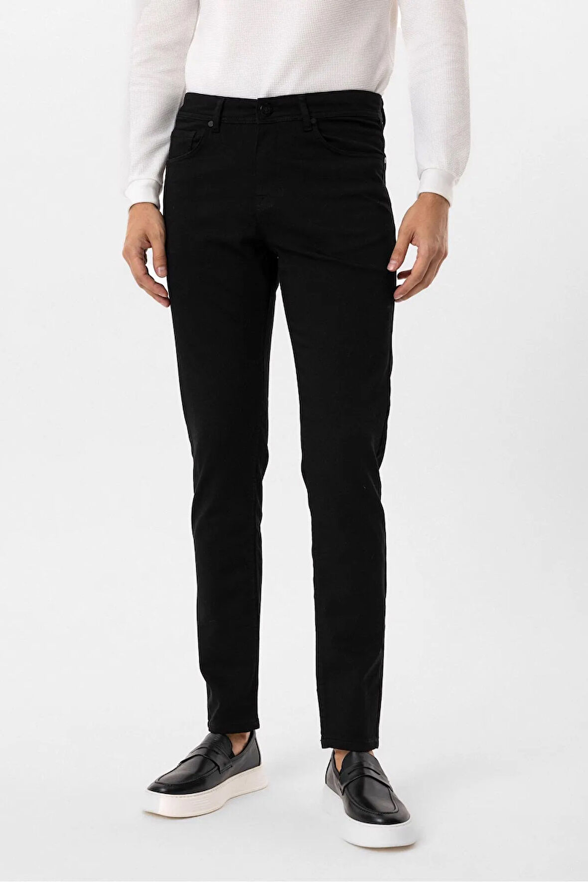 Slim 5 Cep Kalıp Düz Pantolon