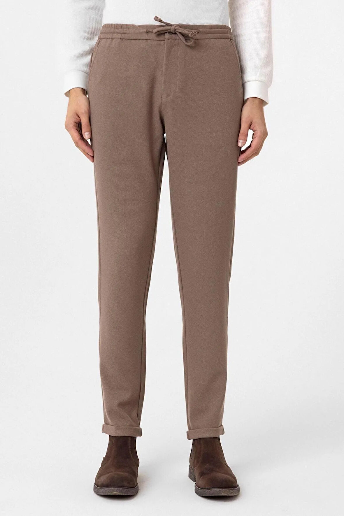 Slim Kalıp Düz Jogger Pantolon